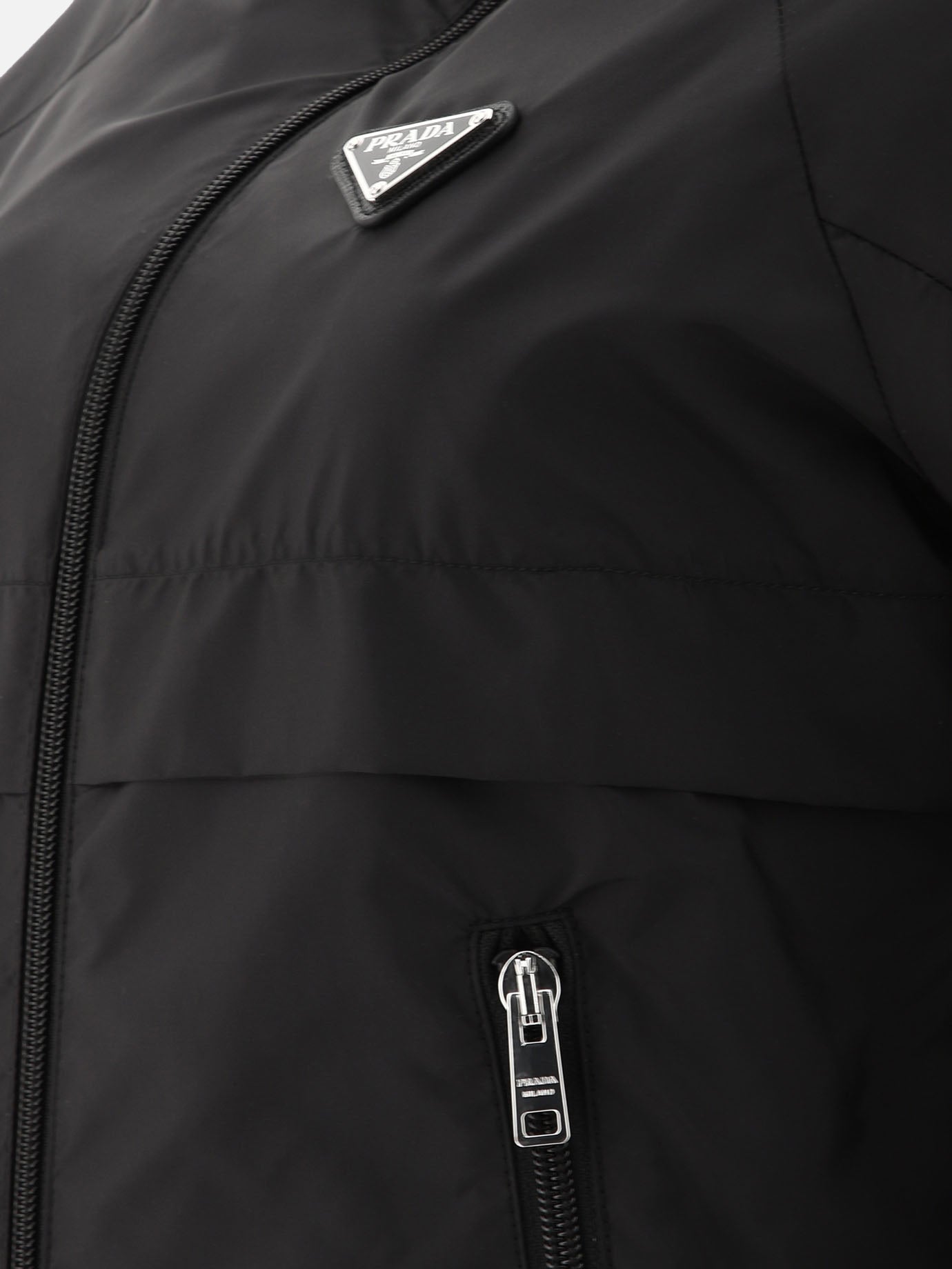 Quilted & Utility Jackets Solid colour  Black - Prada Women | PDP | VIETTI Online Store | Zoom-Modal_4
