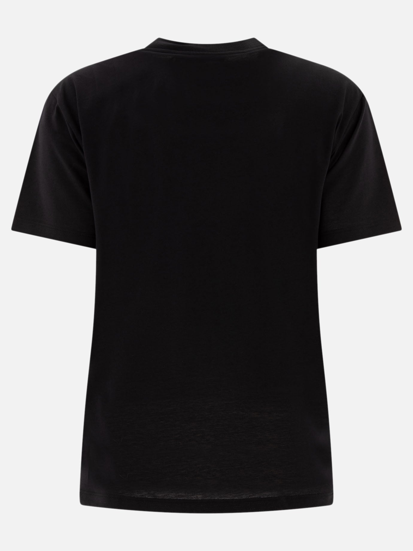 Prada T-shirt with triangle logo Black