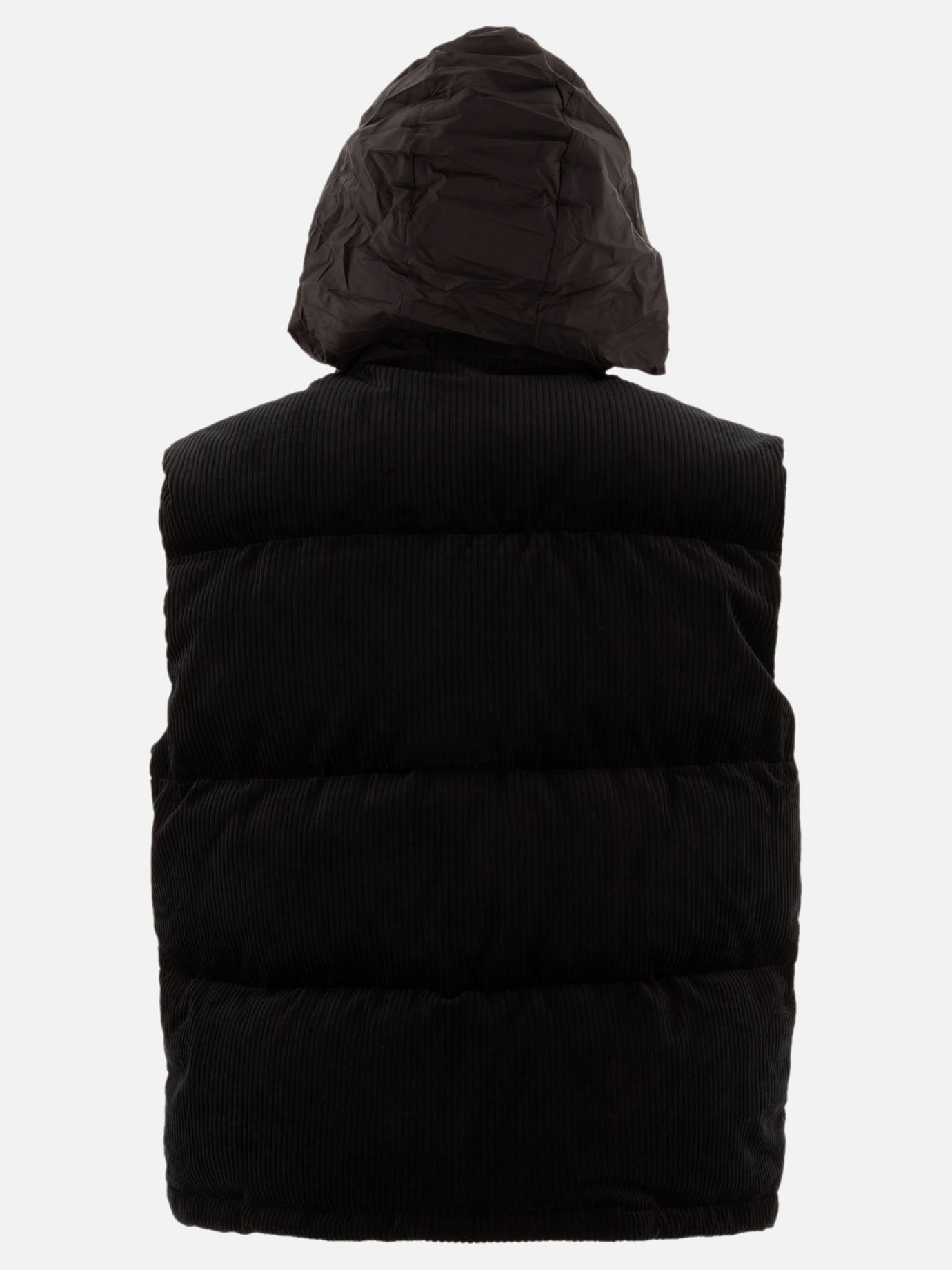 Corduroy down vest