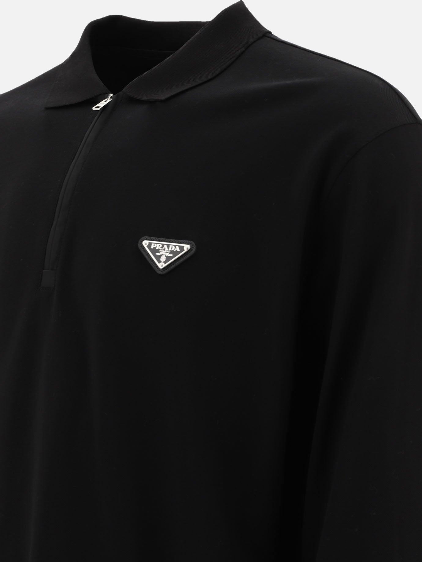 Polo with triangle logo