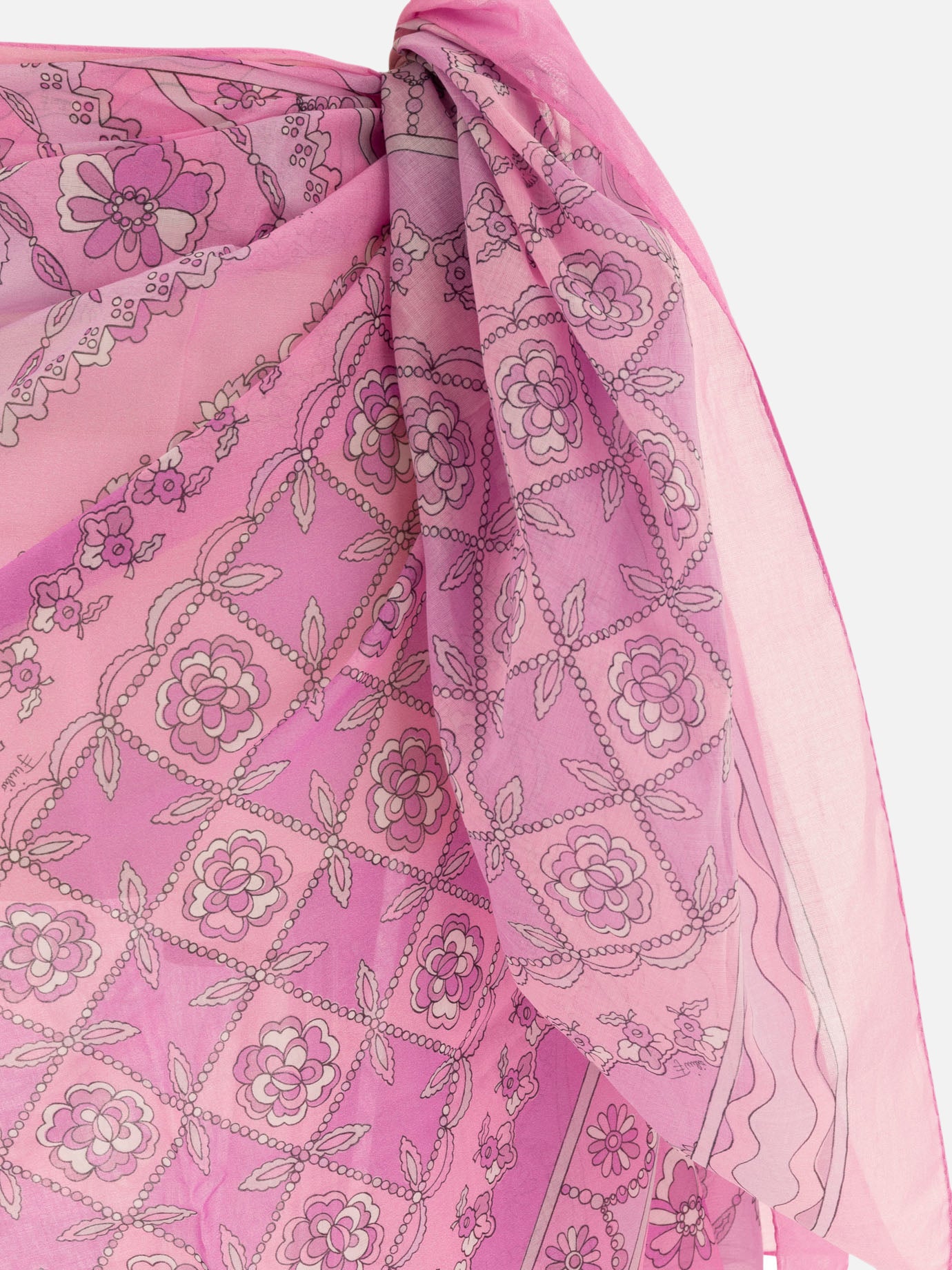 Pucci Festa-print pareo Pink