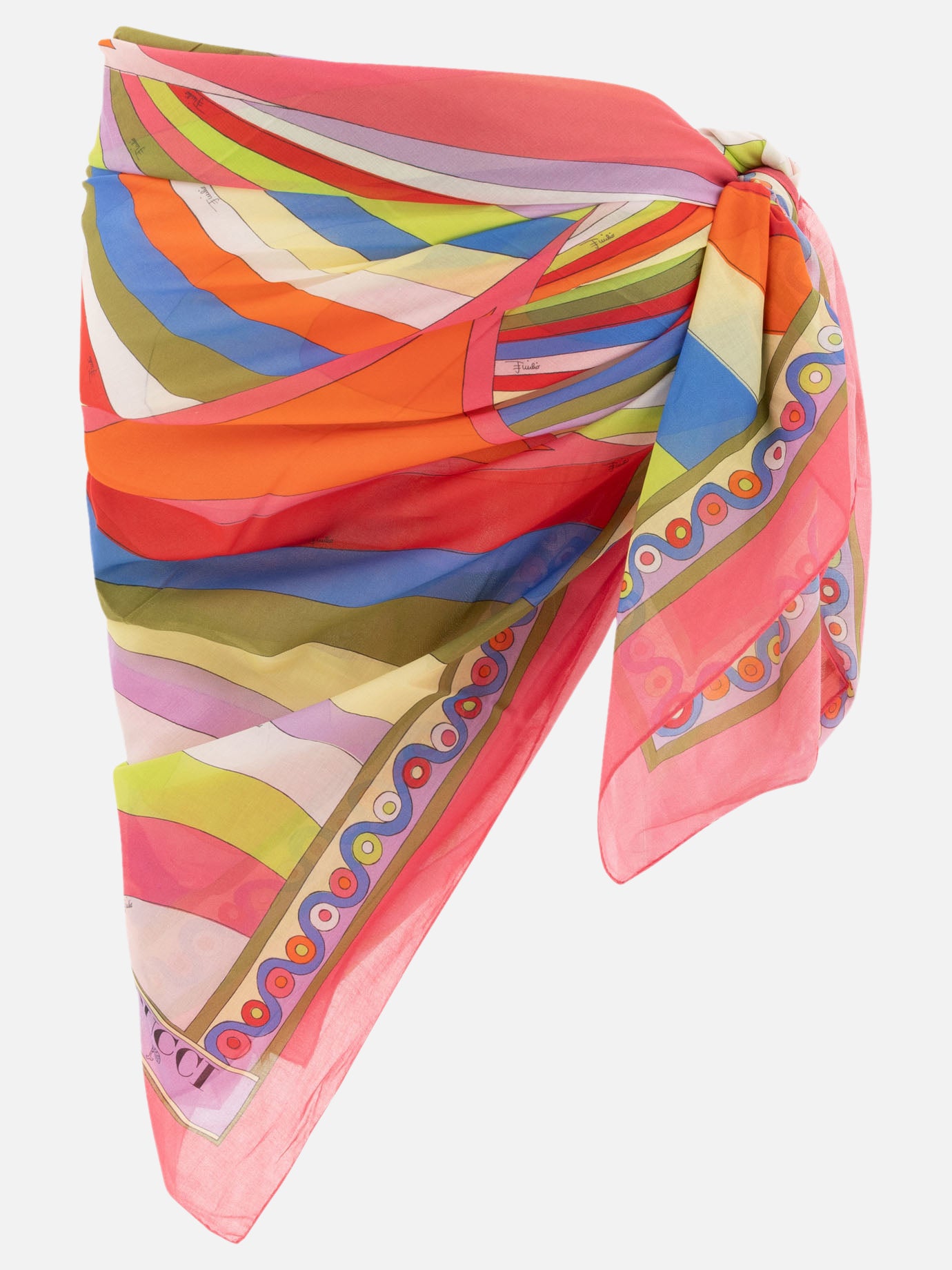 Beach dresses 100% cotton  Green - Pucci Women | PDP | VIETTI Online Store | thumbnail