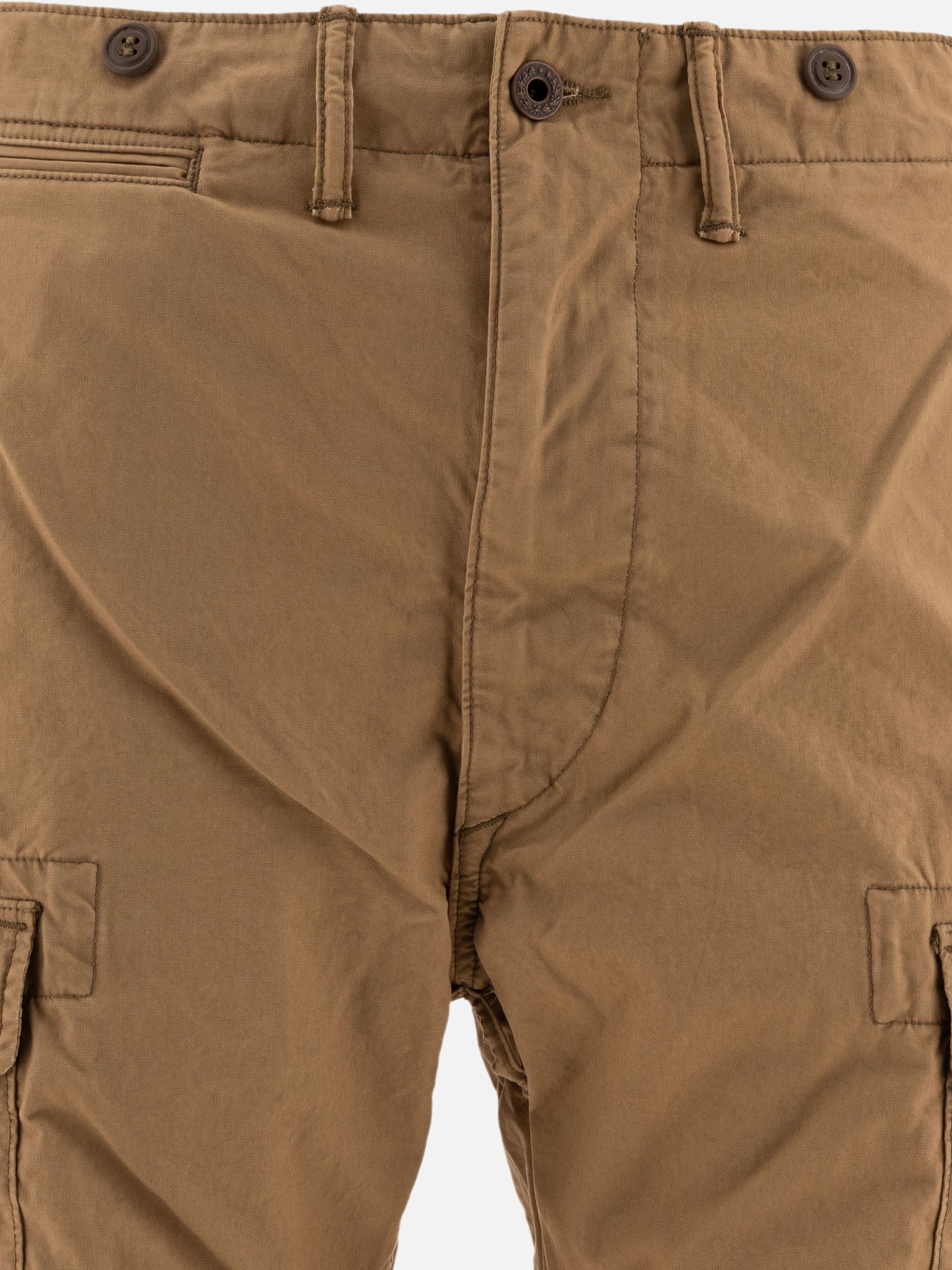 Cargo & parachute trousers Solid colour  Beige - RRL by Ralph Lauren Men | PDP | VIETTI Online Store | thumbnail_3