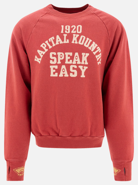 KAPITAL "Speakeasy" sweatshirt 16710735_5 Red 1