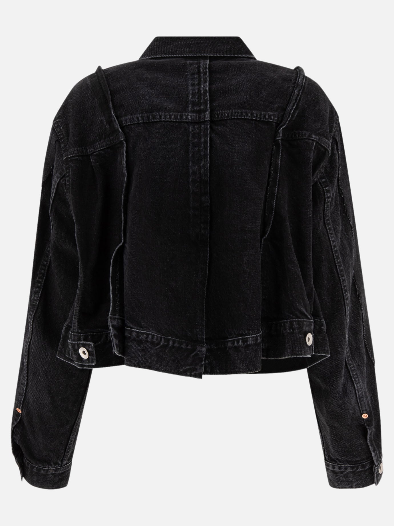 Panelled denim jacket