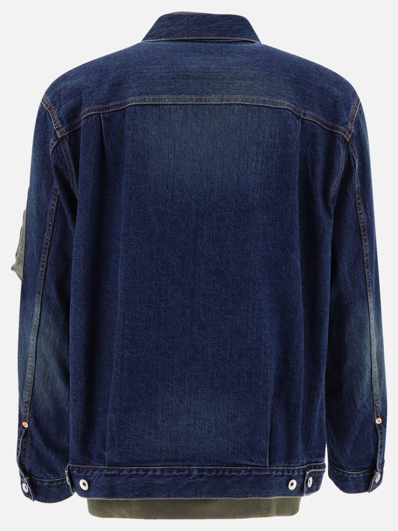 "Denim x Nylon" twill jacket