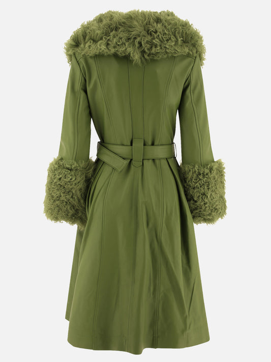 Long coats Solid colour  Green - Saks Potts Women | PLP | VIETTI Online Store | 2
