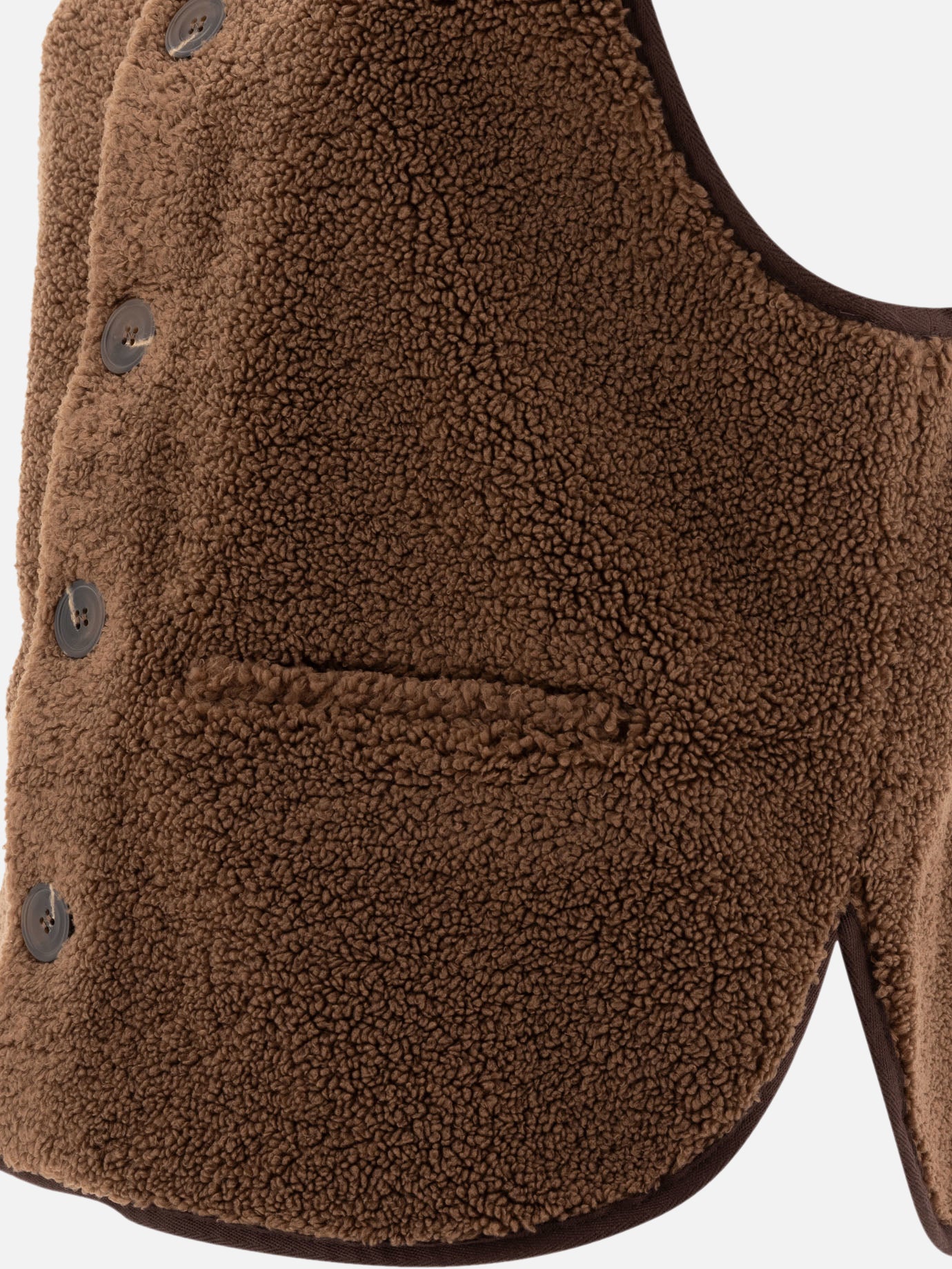 Vest jackets Solid colour  Brown - Soeur Women | PDP | VIETTI Online Store | Zoom-Modal_4
