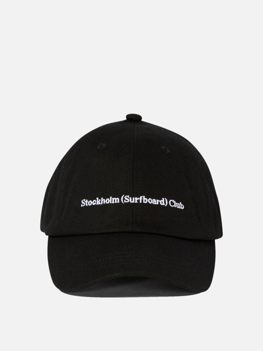 Baseball cap with embroidered logo