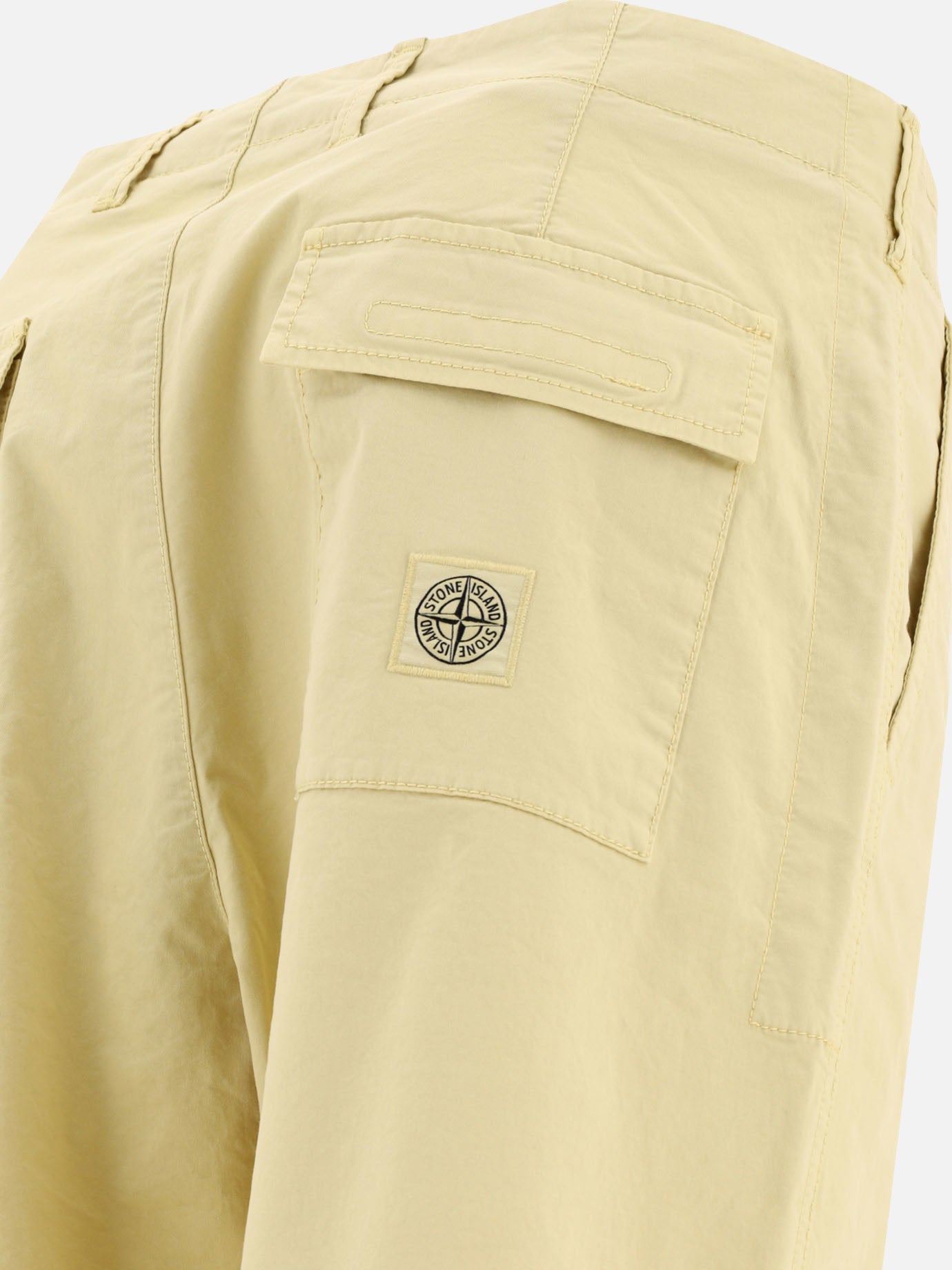 Stone Island "Compass" cargo trousers Beige