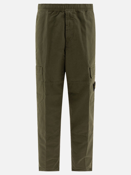 Stone Island "Compass" cargo trousers Green