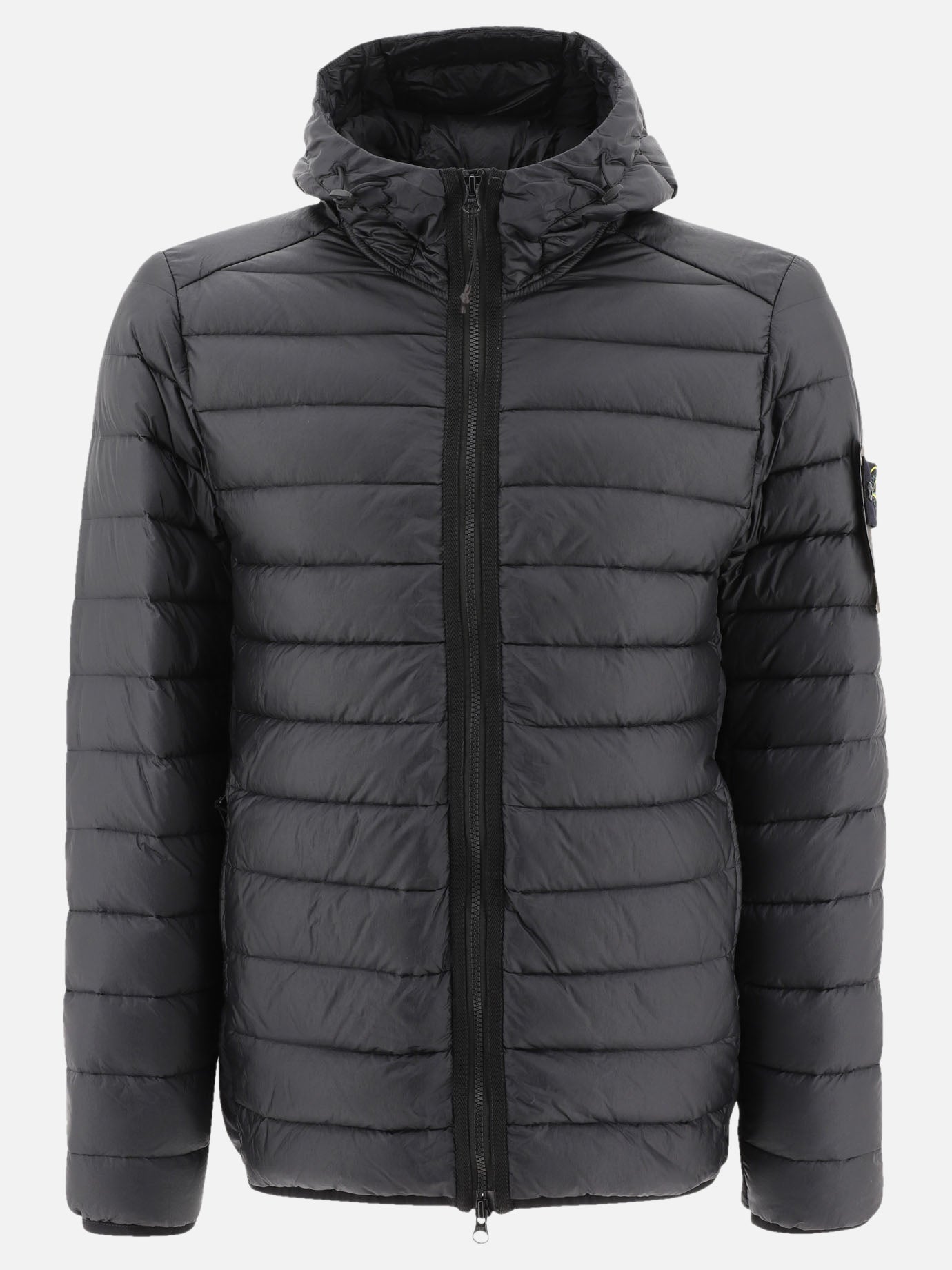 Down jackets Solid colour  Black - Stone Island Men | PDP | VIETTI Online Store | Zoom-Modal
