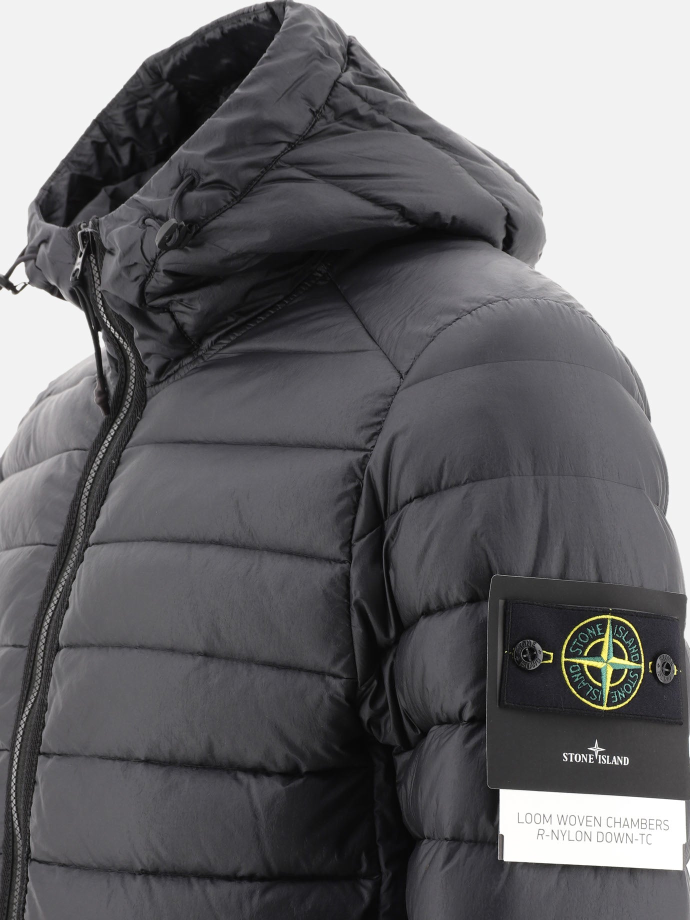 Down jackets Solid colour  Black - Stone Island Men | PDP | VIETTI Online Store | Zoom-Modal_4
