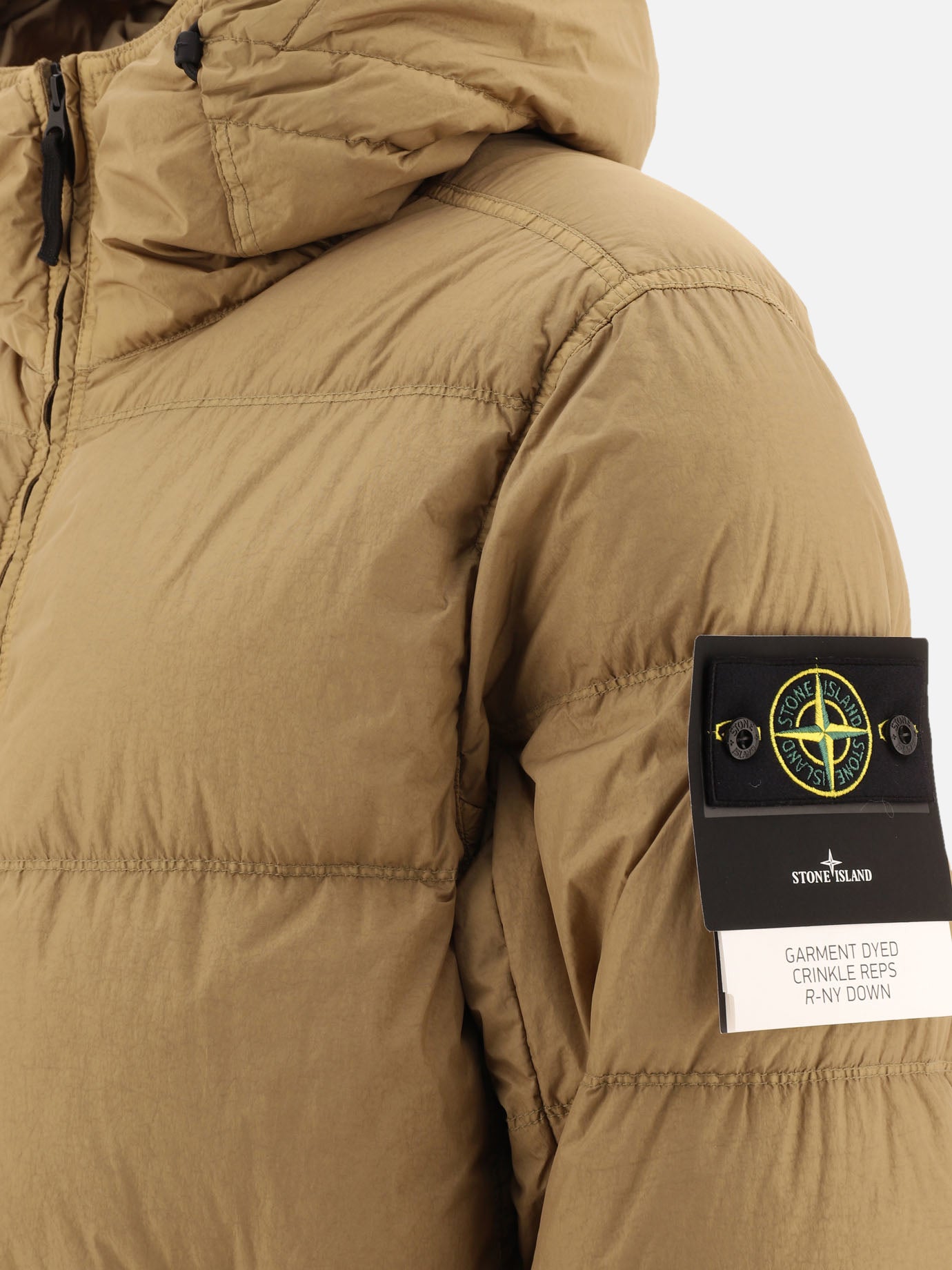 Down jackets Solid colour  Brown - Stone Island Men | PDP | VIETTI Online Store | thumbnail_4