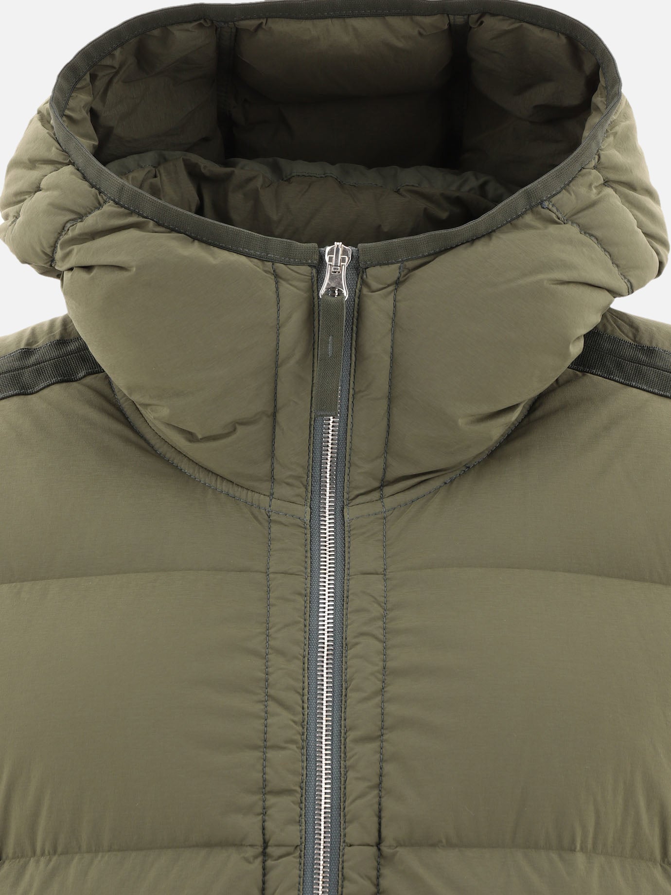 Down jackets Solid colour  Green - Stone Island Men | PDP | VIETTI Online Store | Zoom-Modal_3
