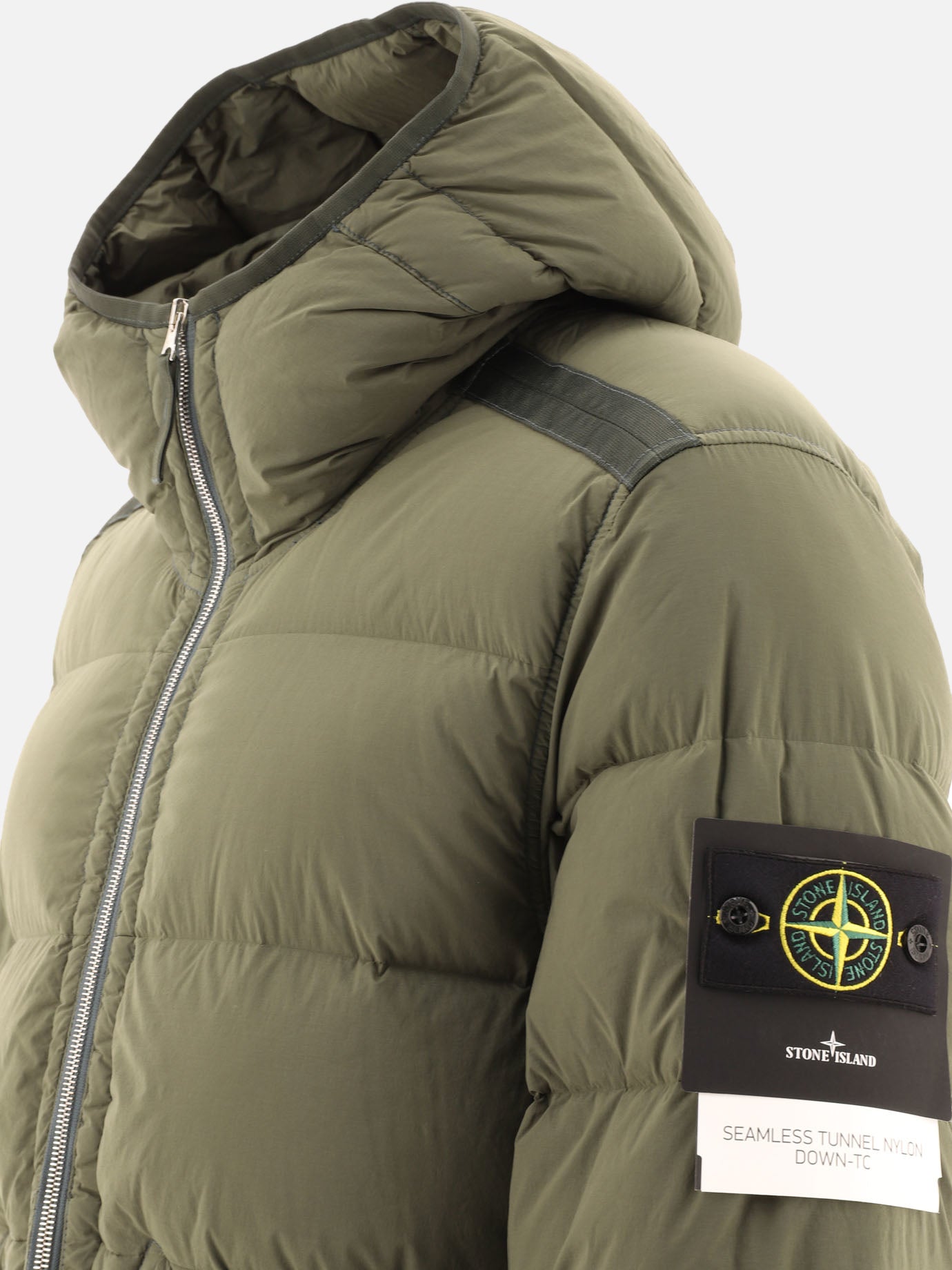 Down jackets Solid colour  Green - Stone Island Men | PDP | VIETTI Online Store | Zoom-Modal_4
