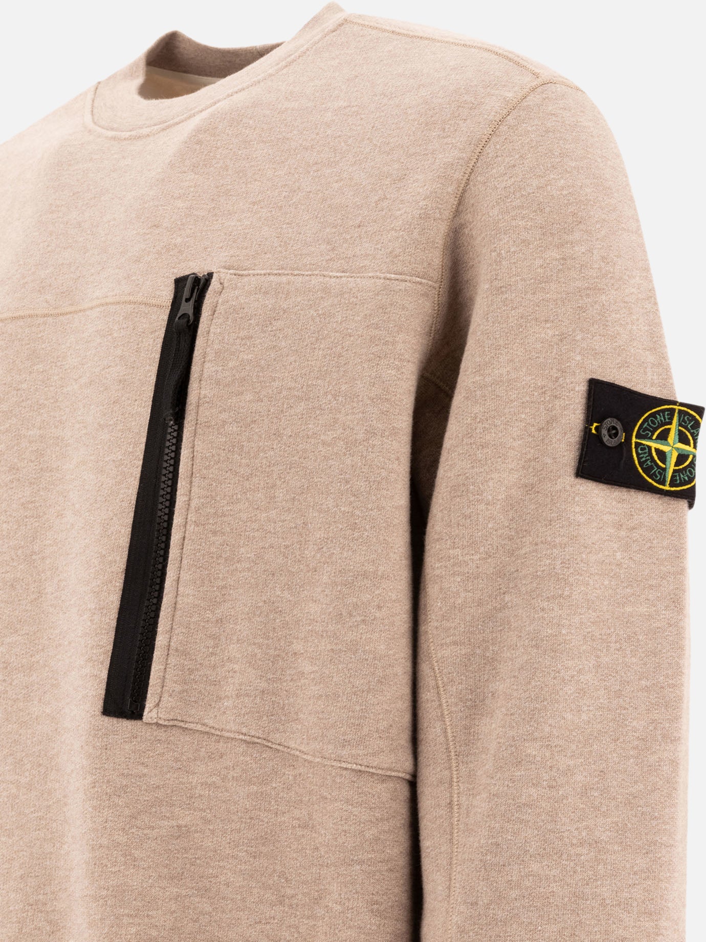 Stone Island "Compass" sweatshirt Brown