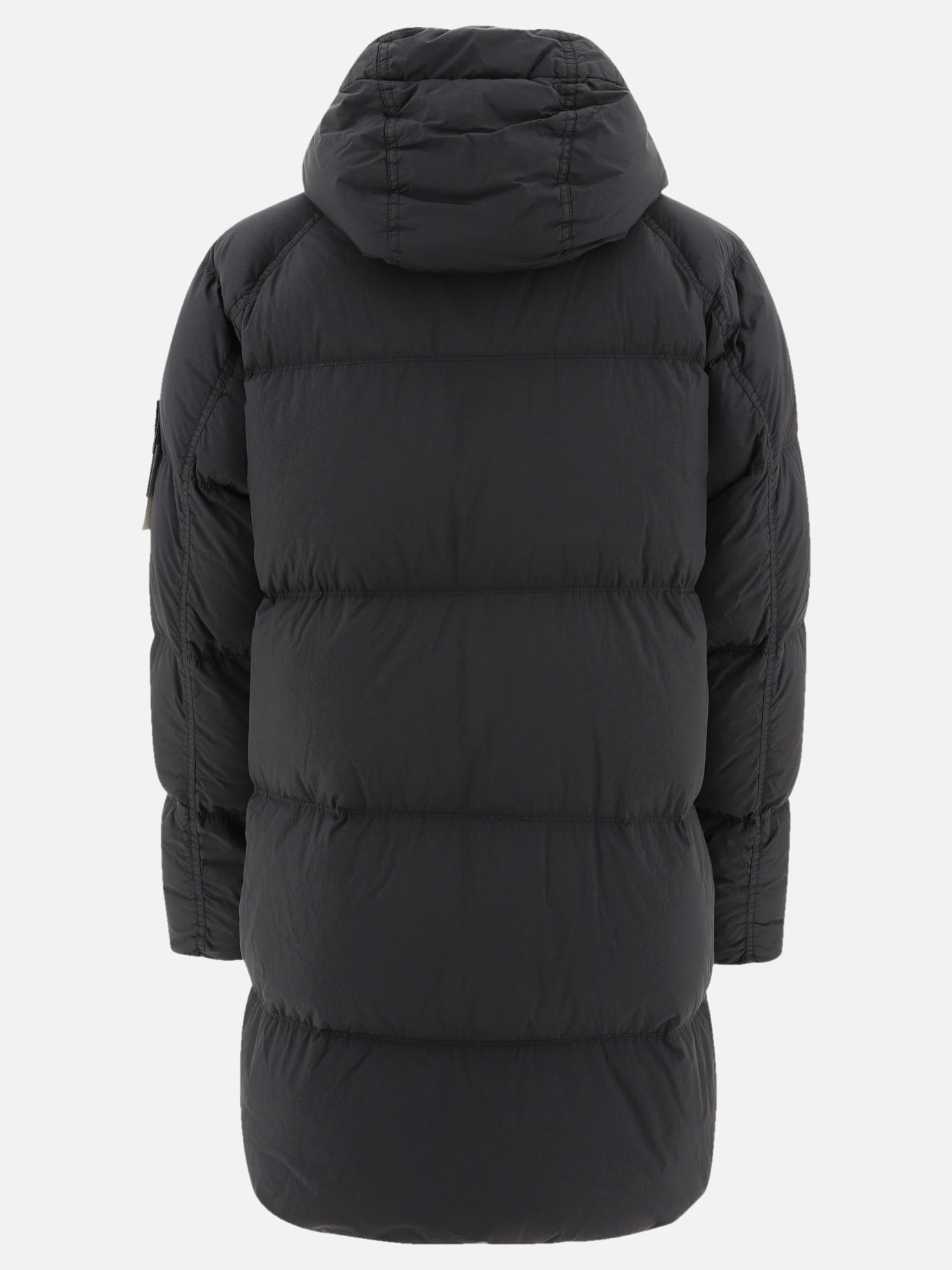 Down coats Solid colour  Black - Stone Island Men | PDP | VIETTI Online Store | thumbnail_2