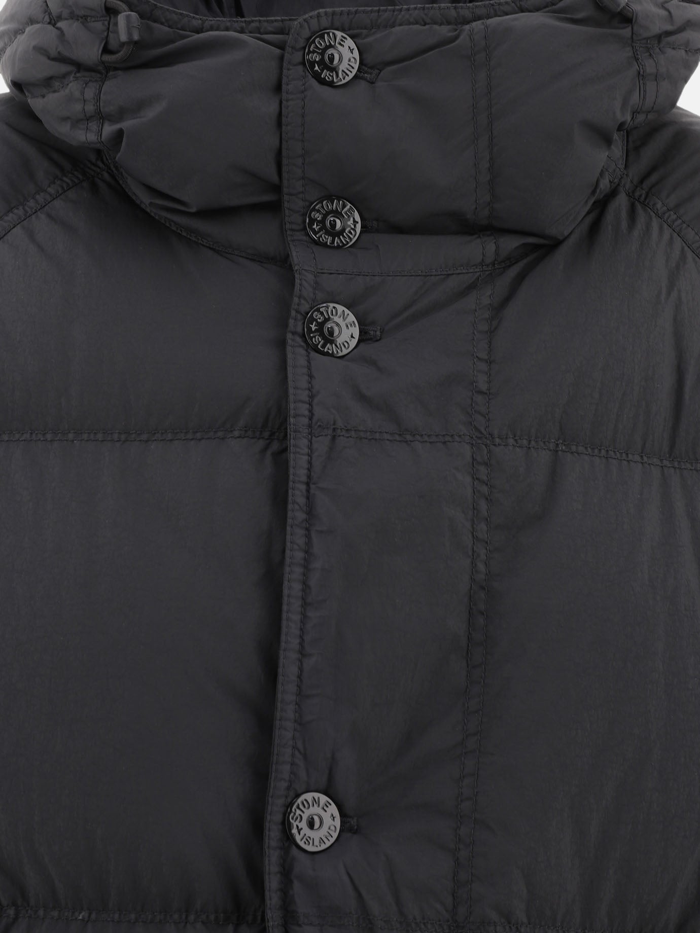 Down coats Solid colour  Black - Stone Island Men | PDP | VIETTI Online Store | Zoom-Modal_3
