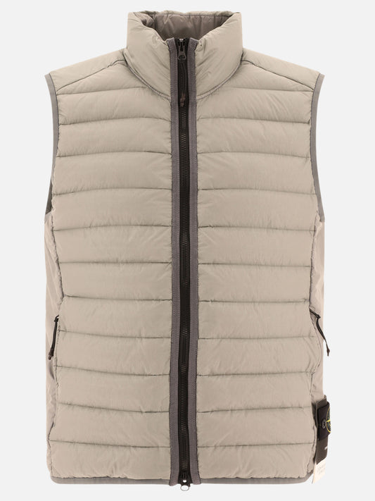 Vest jackets Solid colour  Grey - Stone Island Men | PLP | VIETTI Online Store 
