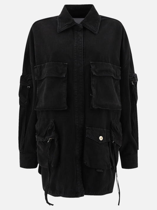 Long coats Solid colour  Black - The Attico Women | PLP | VIETTI Online Store 
