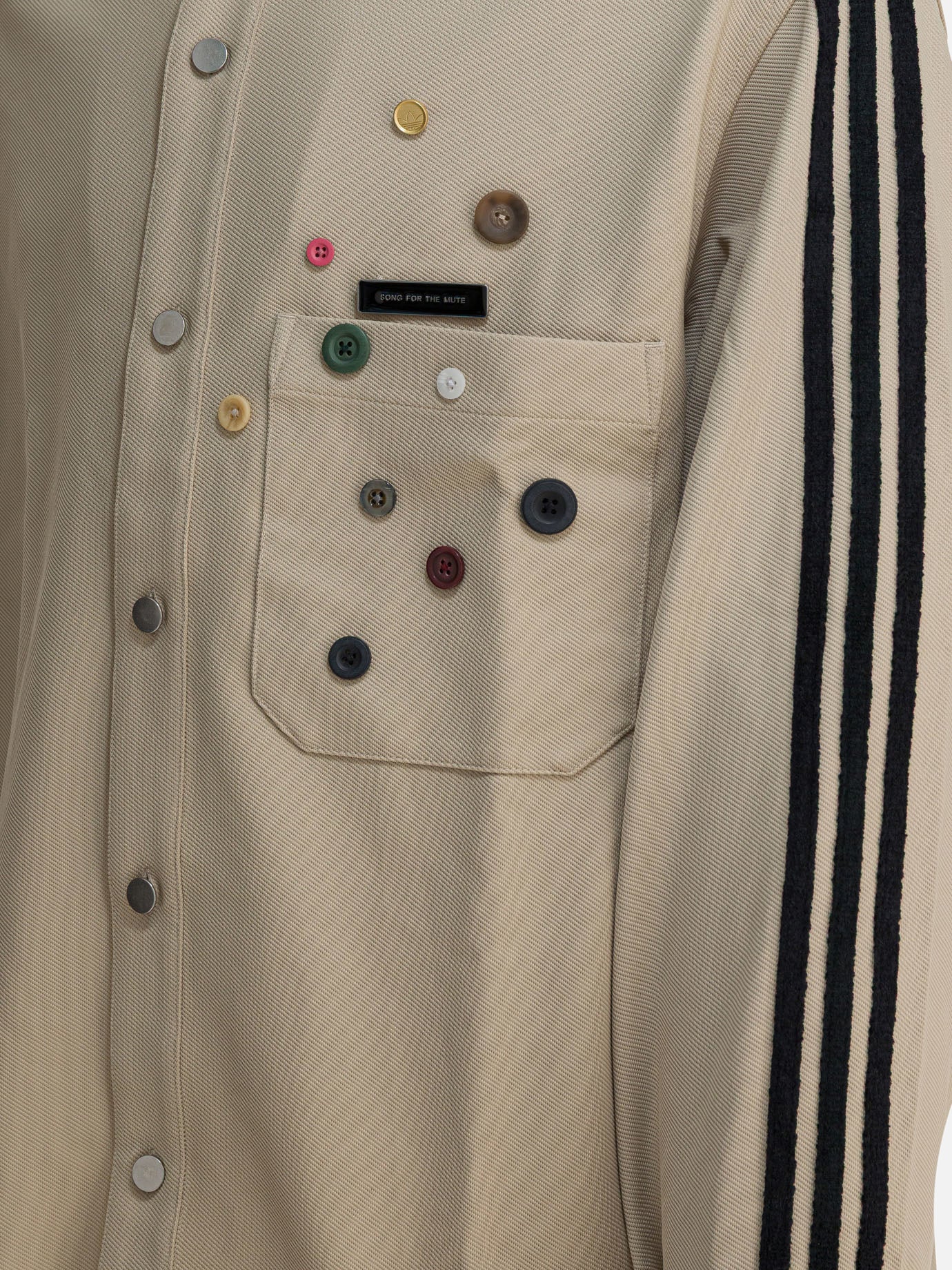 Overshirt jackets Embroidered  Beige - Adidas Originals Men | PDP | VIETTI Online Store | thumbnail_4