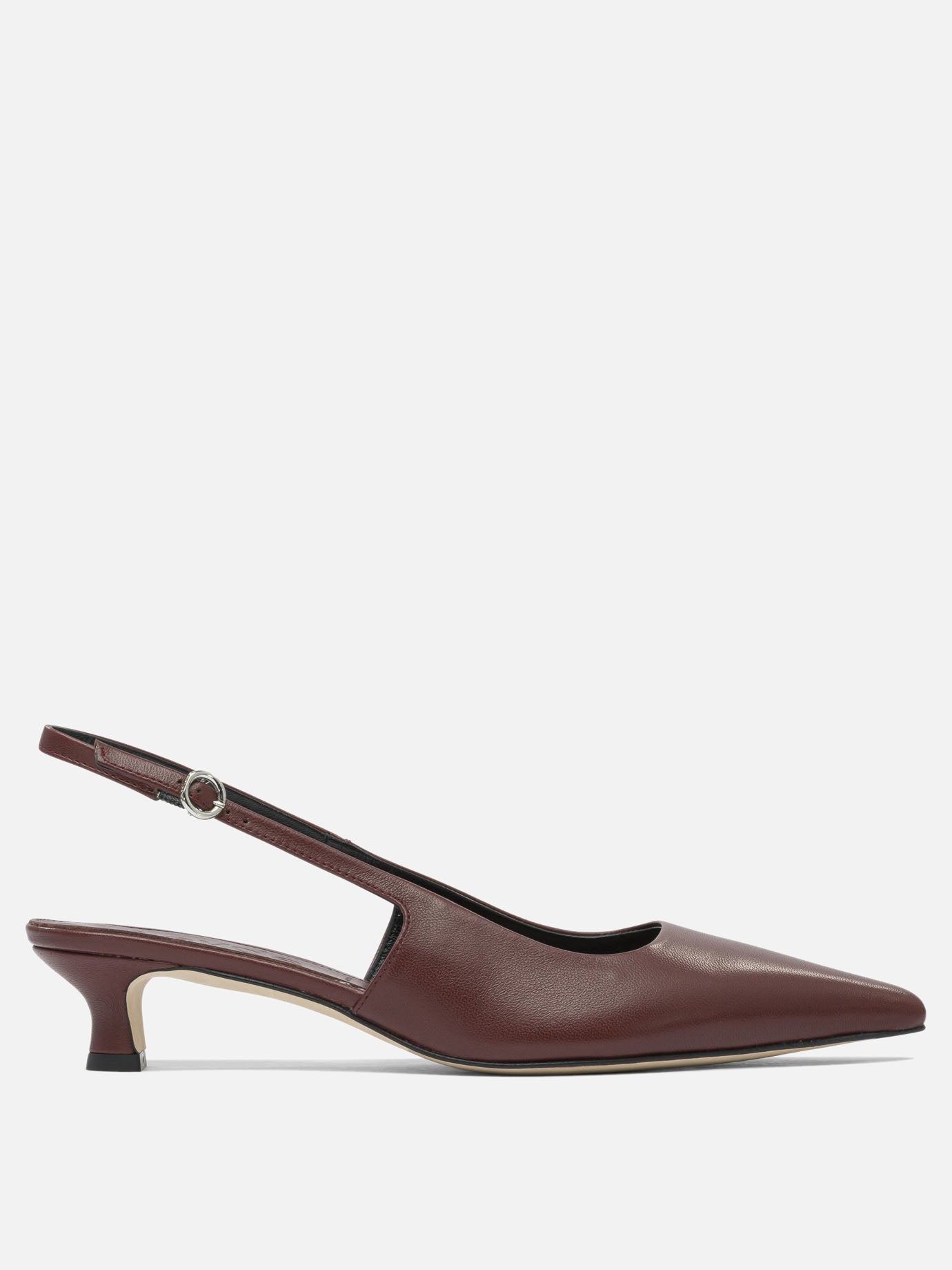 Slingbacks 100% leather - 70% leather 30% rubber  Bordeaux - Aeyde Women | PDP | VIETTI Online Store | thumbnail