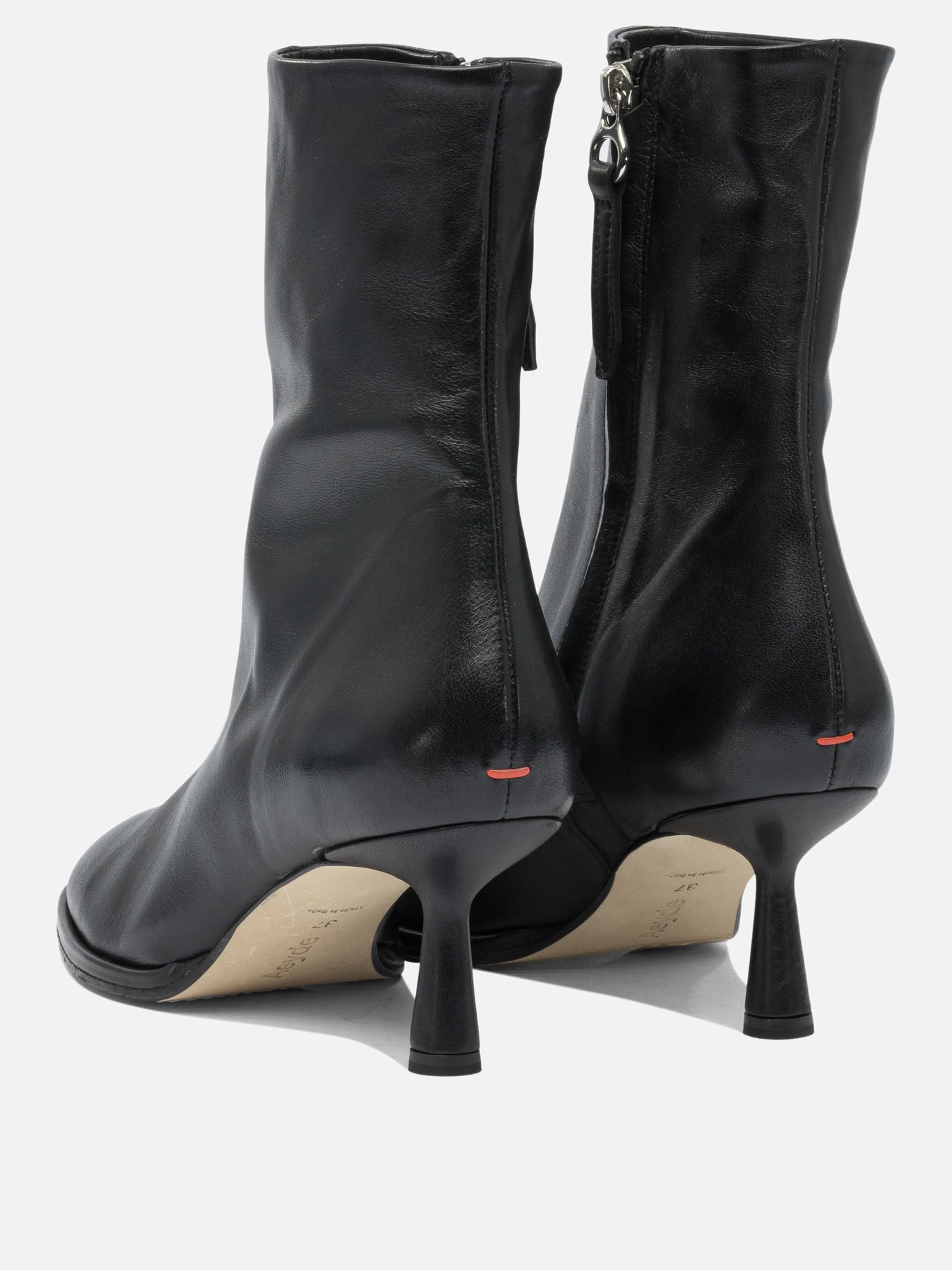 Zipped boots 100% leather - 100% leather  Black - Aeyde Women | PDP | VIETTI Online Store | Zoom-Modal_4
