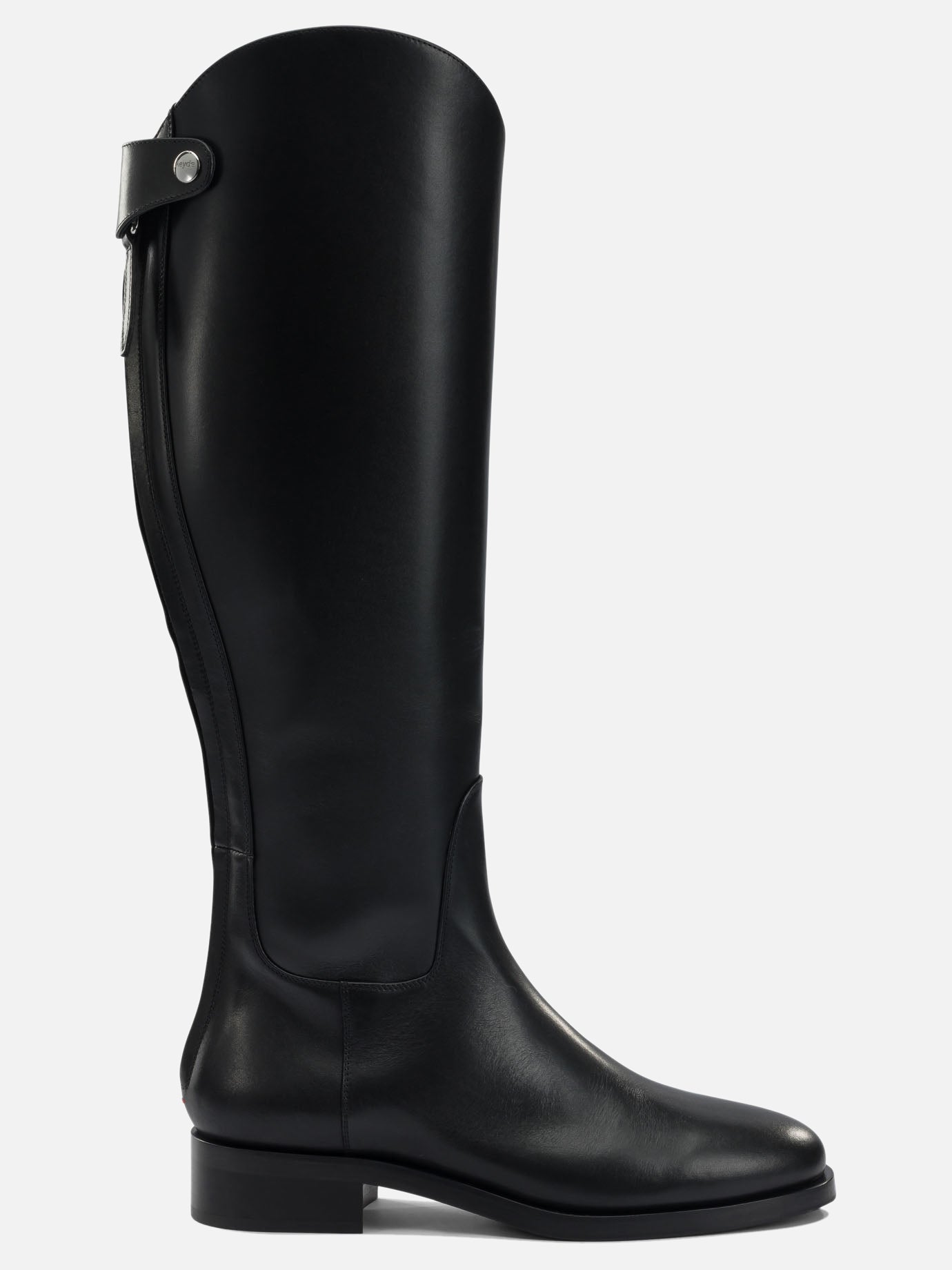 Knee-high 100% leather - 70% leather 30% rubber  Black - Aeyde Women | PDP | VIETTI Online Store | thumbnail