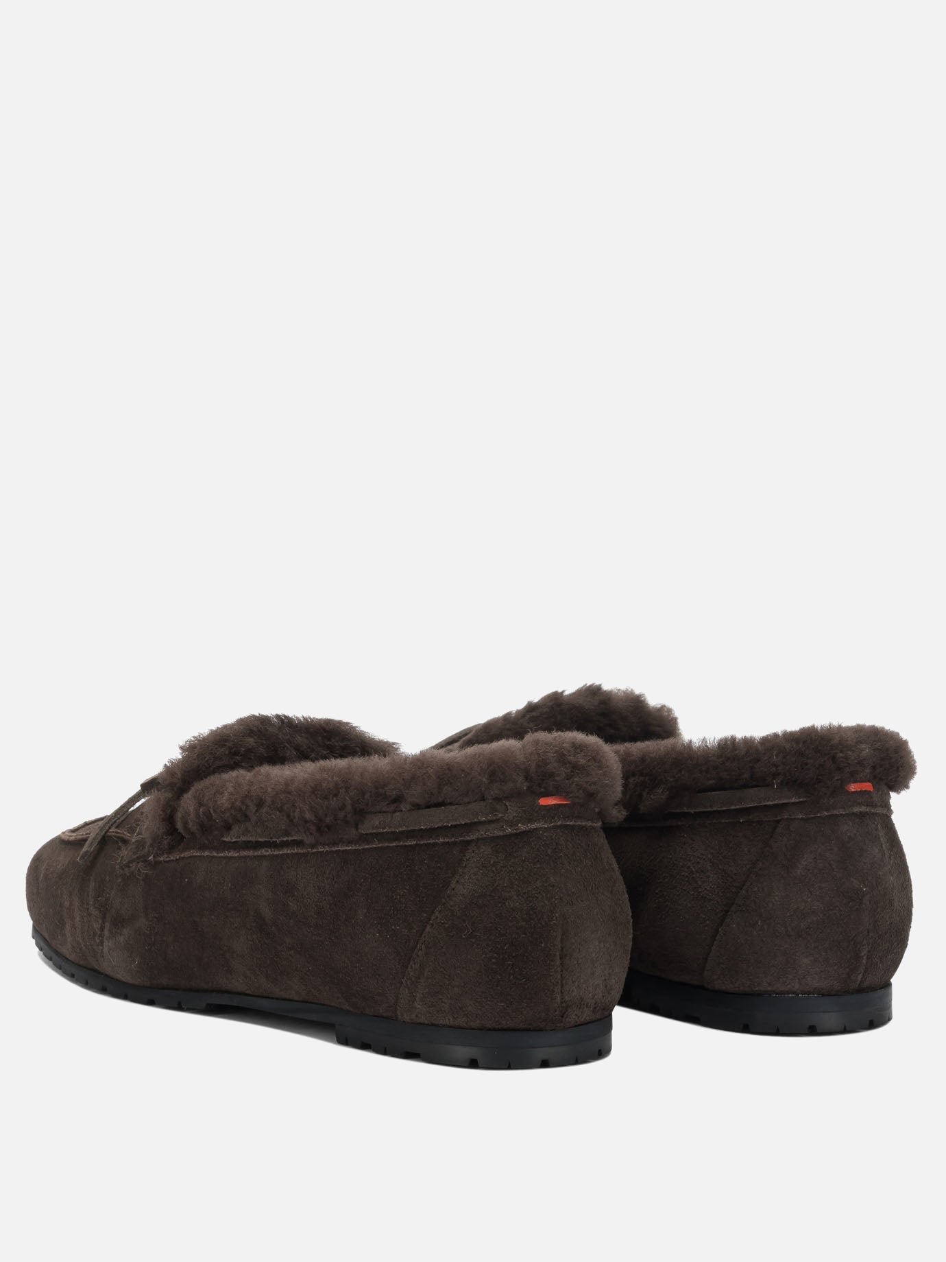 Loafers 100% cow suede leather - 100% leather  Brown - Aeyde Women | PDP | VIETTI Online Store | thumbnail_4