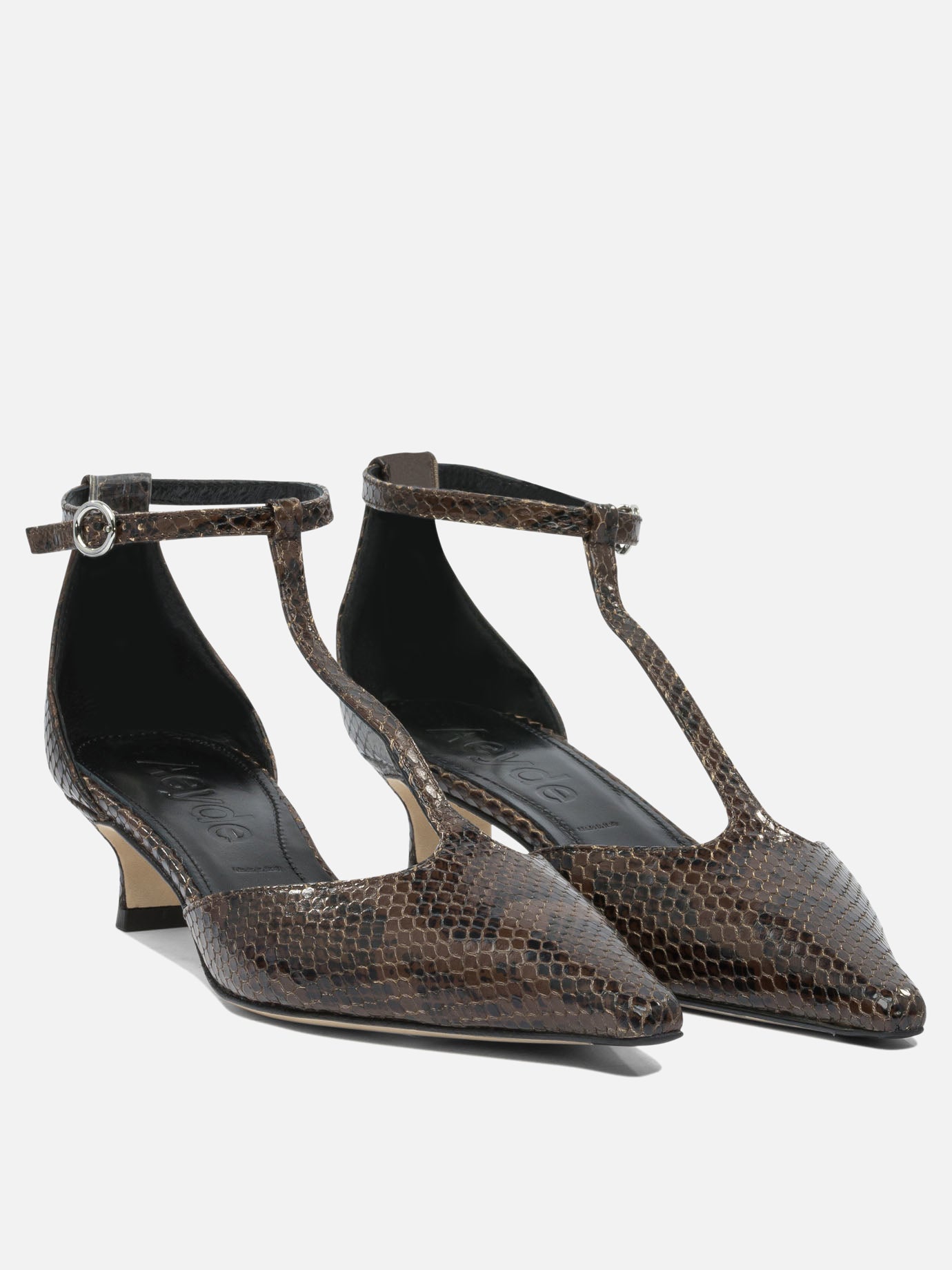 Pumps 100% leather - 70% leather 30% rubber  Brown - Aeyde Women | PDP | VIETTI Online Store | Zoom-Modal_2

