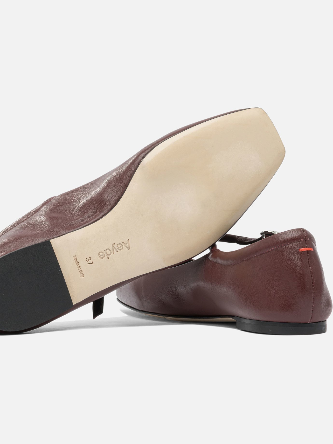 Mary Jane ballet flats 100% leather - 100% leather  Bordeaux - Aeyde Women | PDP | VIETTI Online Store | Zoom-Modal_5
