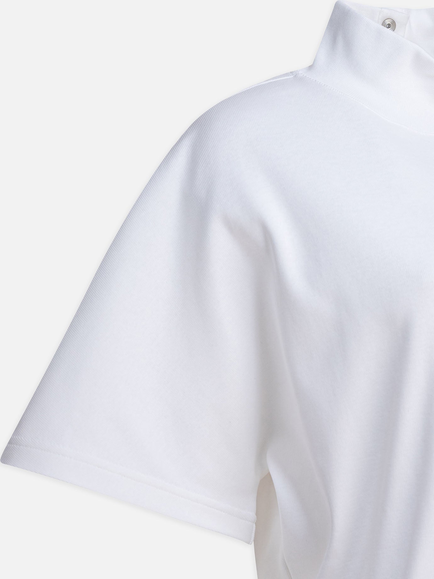 Mock neck t-shirts Solid colour  White - Alaïa Women | PDP | VIETTI Online Store | thumbnail_4