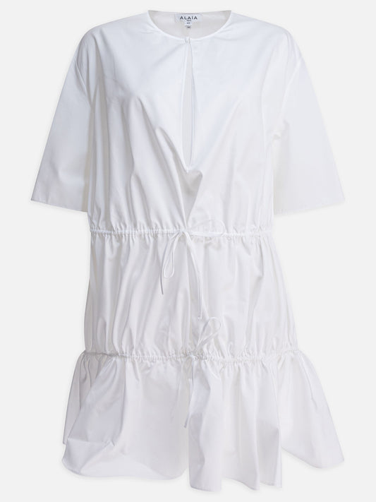 Mini dresses Solid colour  White - Alaïa Women | PLP | VIETTI Online Store 
