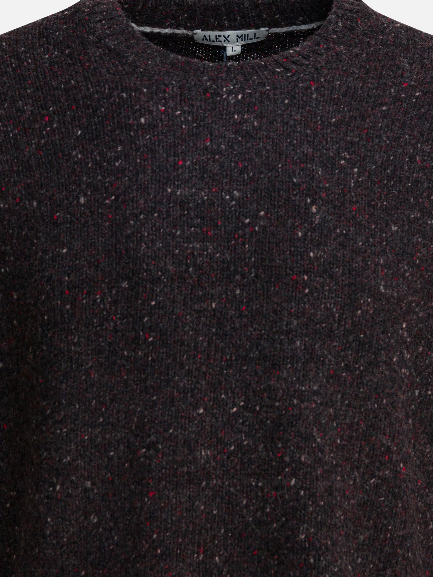 Crewneck sweaters Solid colour  Brown - Alex Mill Men | PDP | VIETTI Online Store | Zoom-Modal_3
