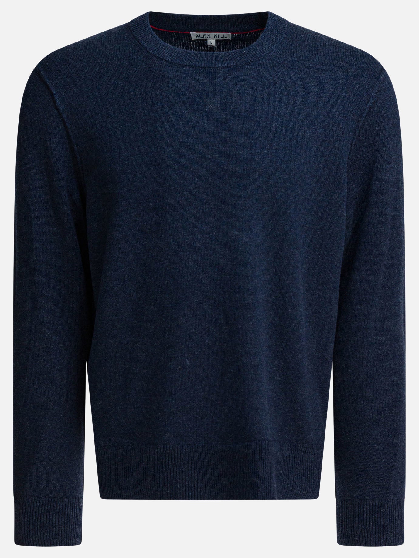 Crewneck sweaters Solid colour  Blue - Alex Mill Men | PDP | VIETTI Online Store | Zoom-Modal
