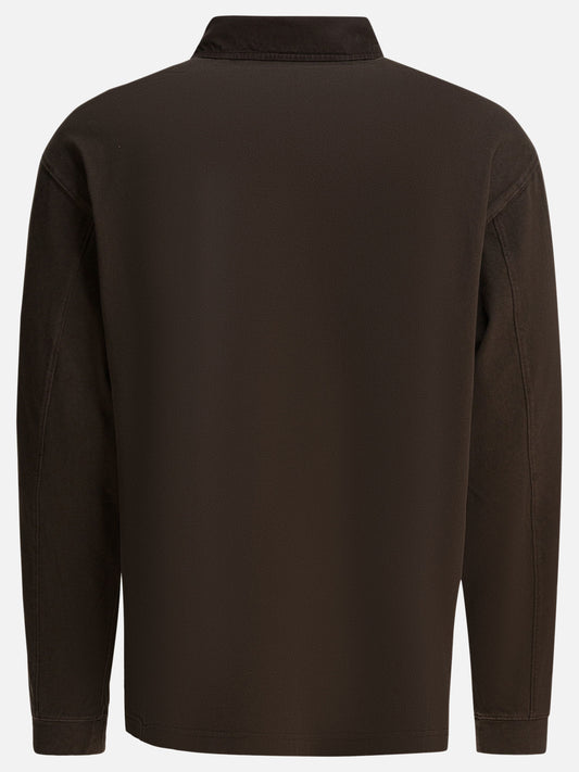 Polo shirts with buttons Solid colour  Brown - Alex Mill Men | PLP | VIETTI Online Store | 2
