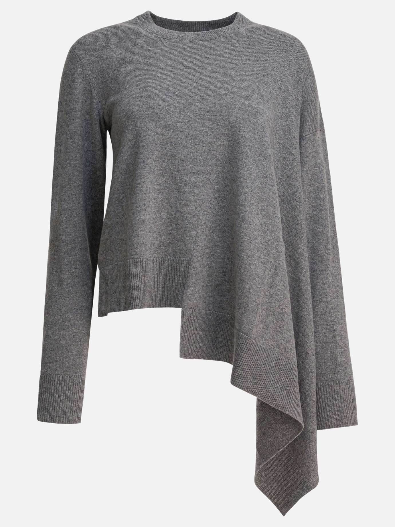 Crewneck sweaters Tinta unita  Grey - Alexander McQueen Women | PDP | VIETTI Online Store | thumbnail