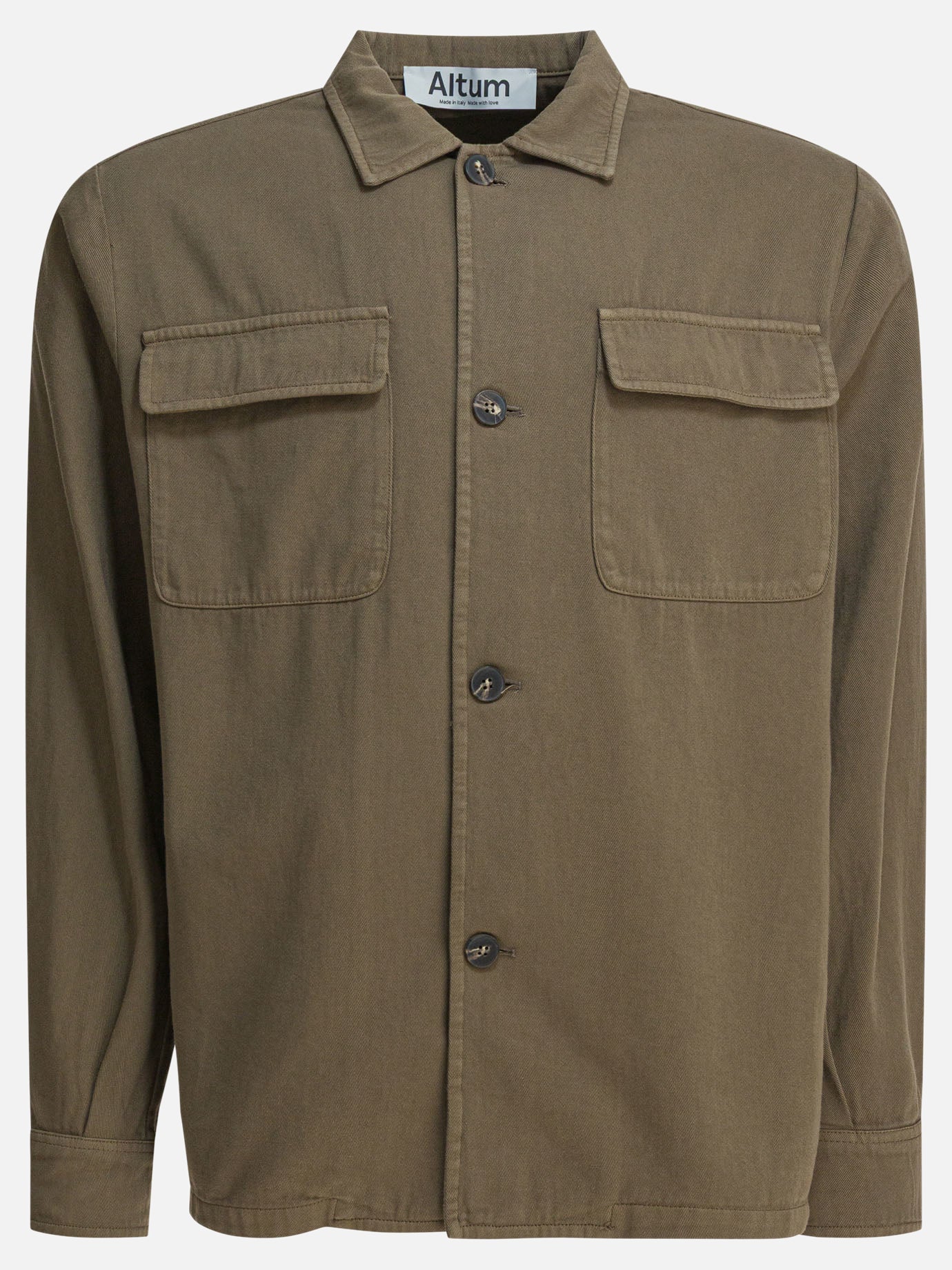 Overshirt jackets Solid colour  Green - Altum Men | PDP | VIETTI Online Store | thumbnail
