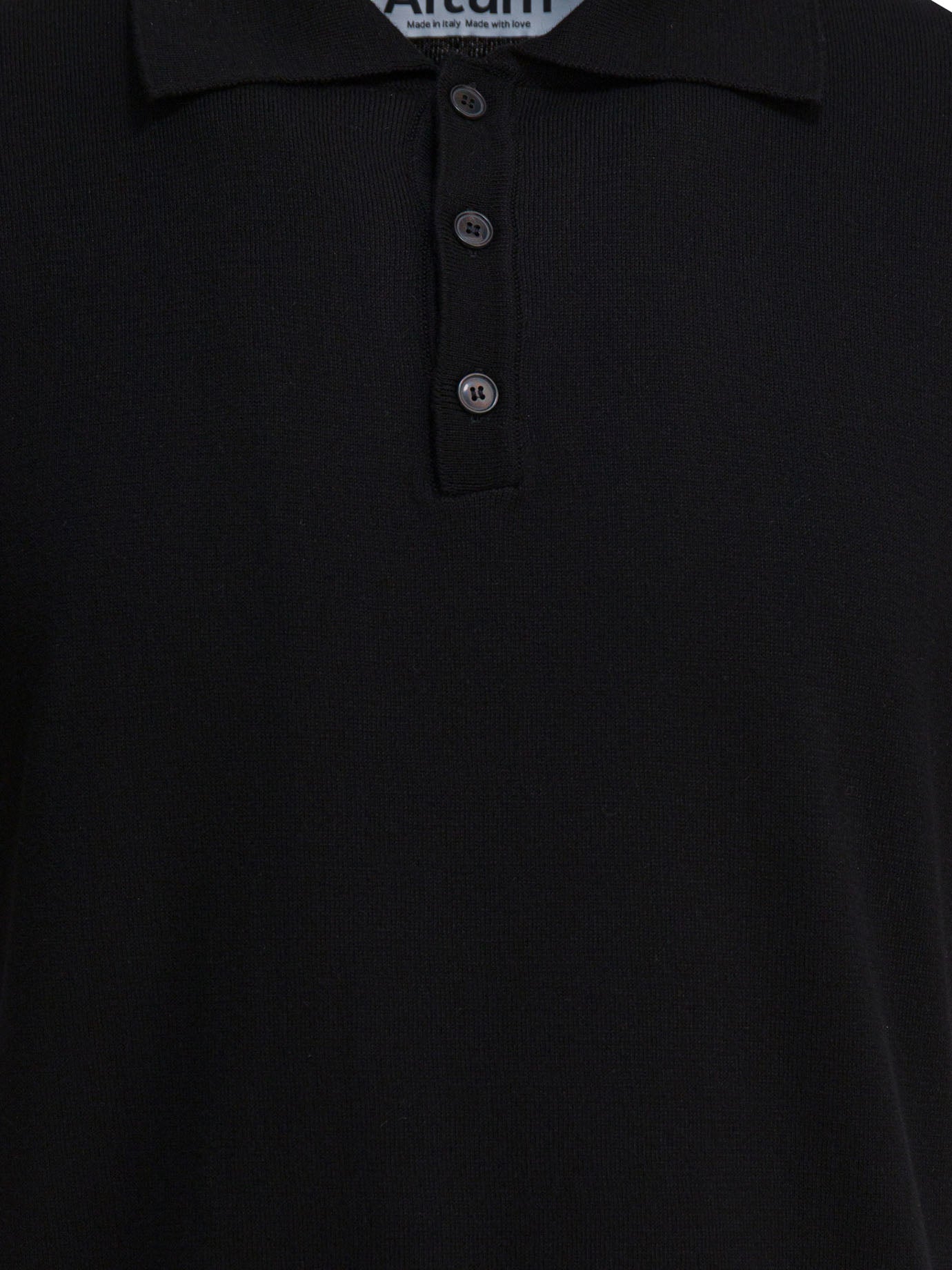 Polo shirts with buttons Solid colour  Black - Altum Men | PDP | VIETTI Online Store | Zoom-Modal_3
