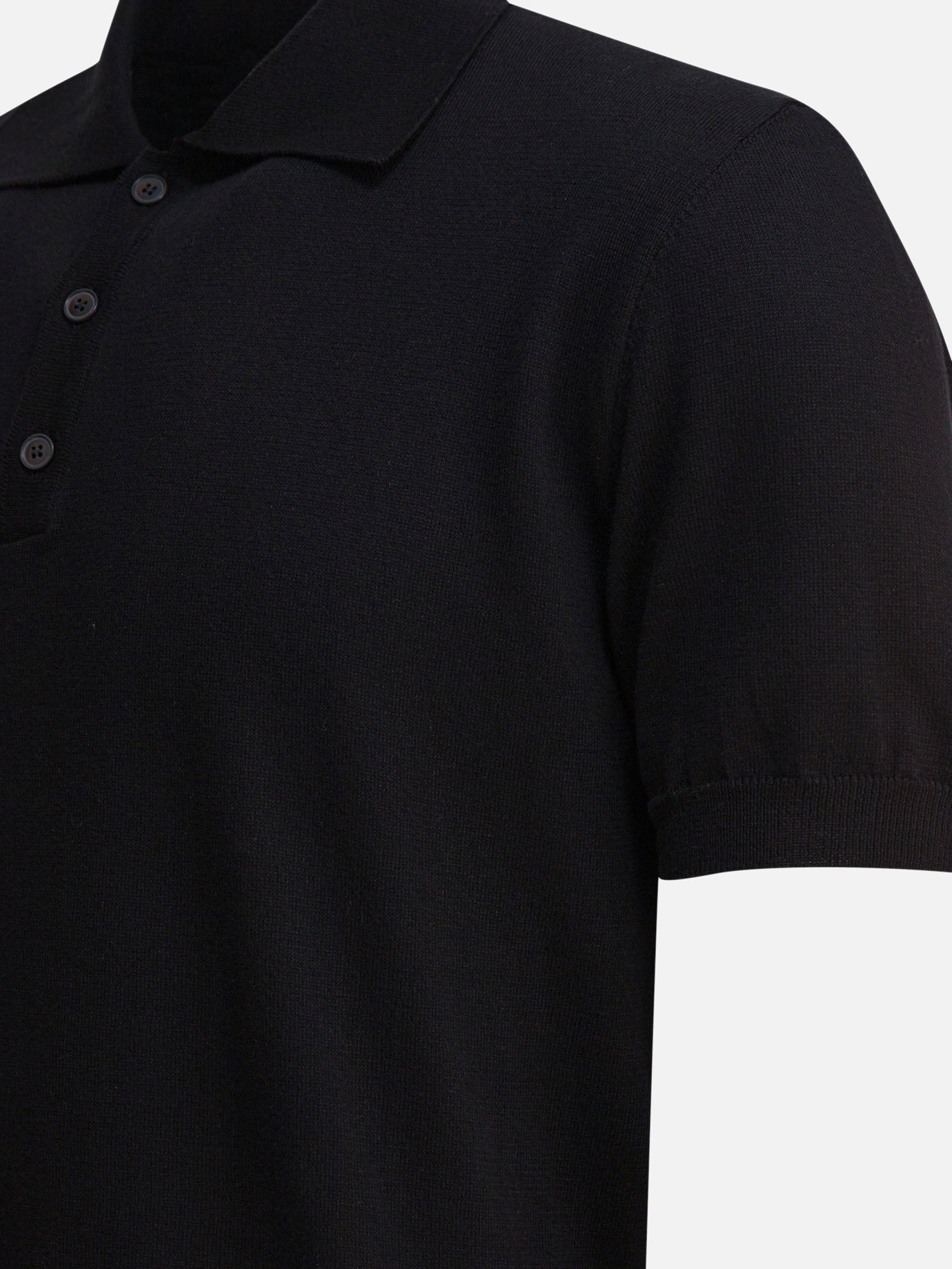 Polo shirts with buttons Solid colour  Black - Altum Men | PDP | VIETTI Online Store | Zoom-Modal_4
