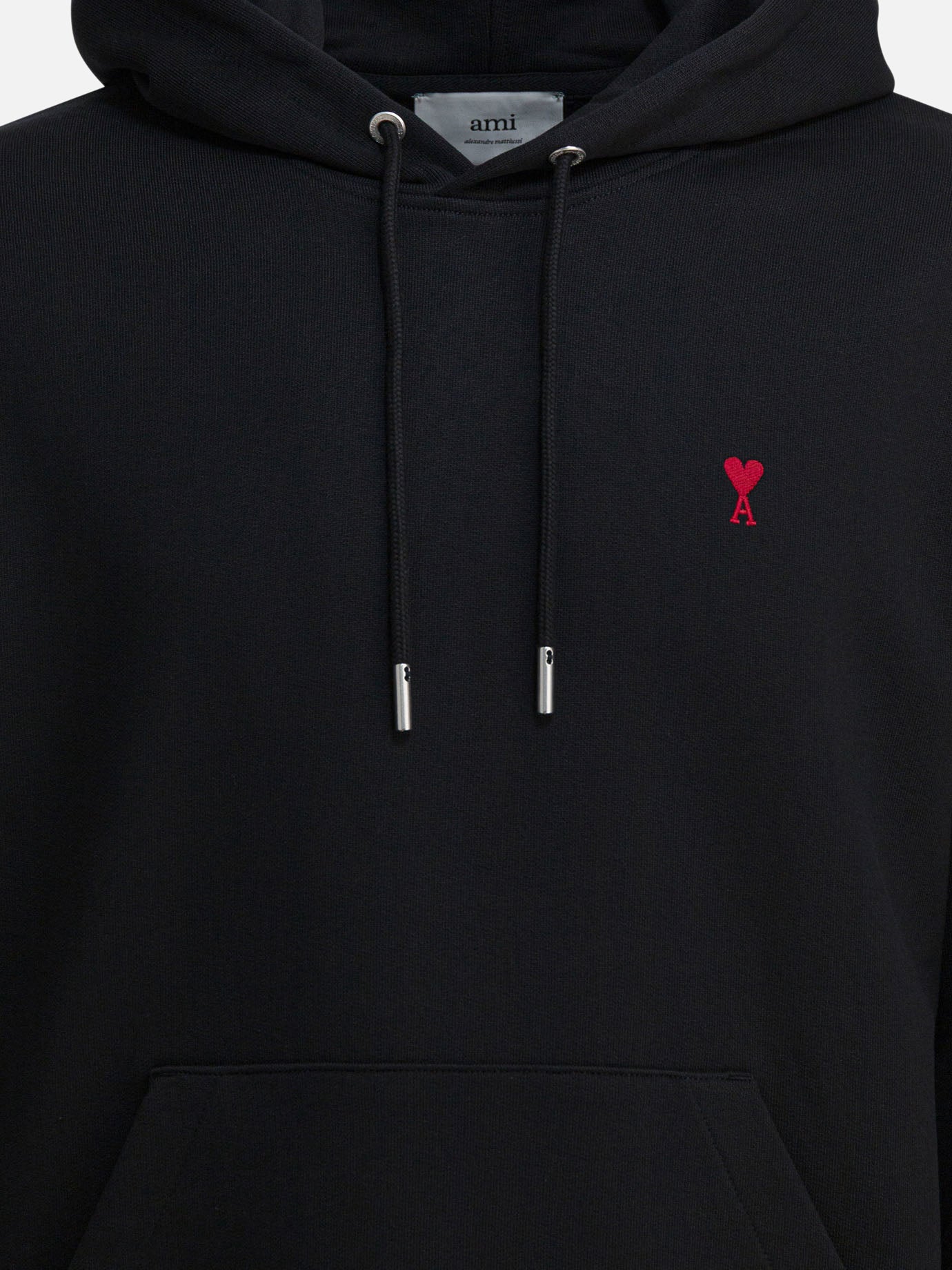 Hoodies Logo  Black - Ami Paris Men | PDP | VIETTI Online Store | thumbnail_3
