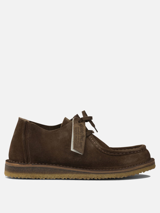 Laced loafers 100% suede - 100% rubber  Brown - Astorflex Men | PDP | VIETTI Online Store 
