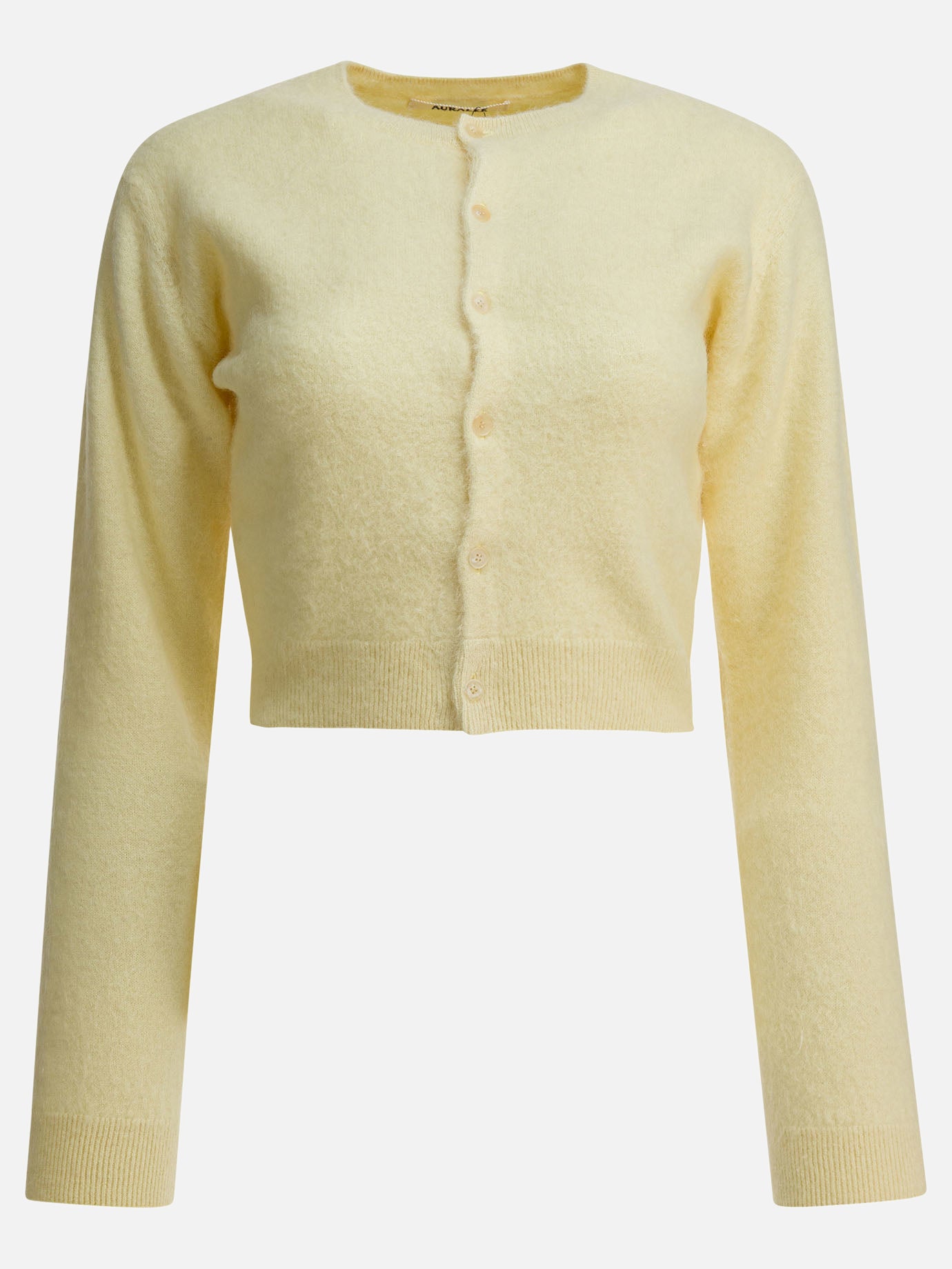 Cardigans Solid colour  Yellow - Auralee Women | PDP | VIETTI Online Store | thumbnail