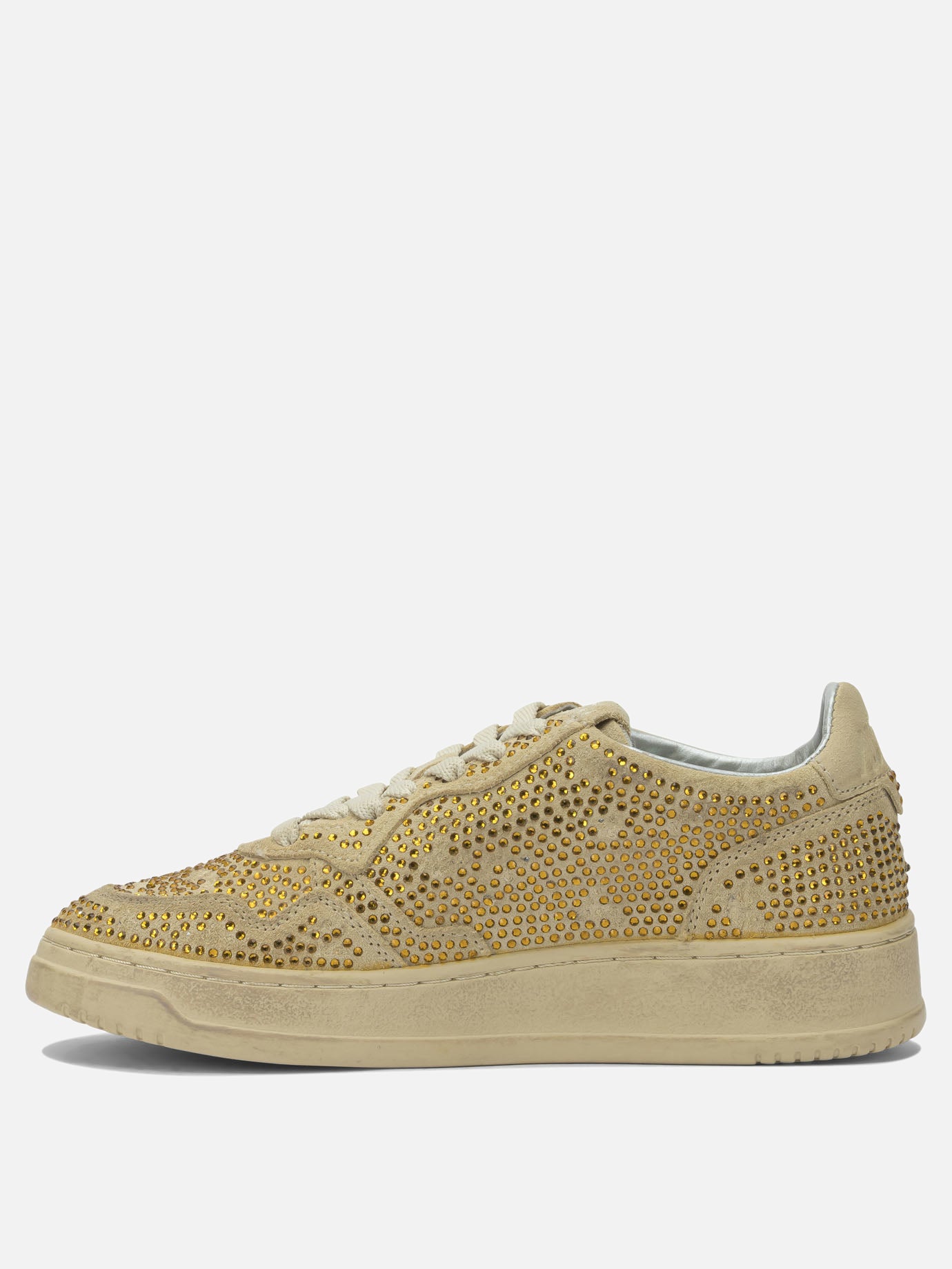 Low top sneakers 100% cow leather - 100% rubber  Beige - Autry Women | PDP | VIETTI Online Store | thumbnail_3