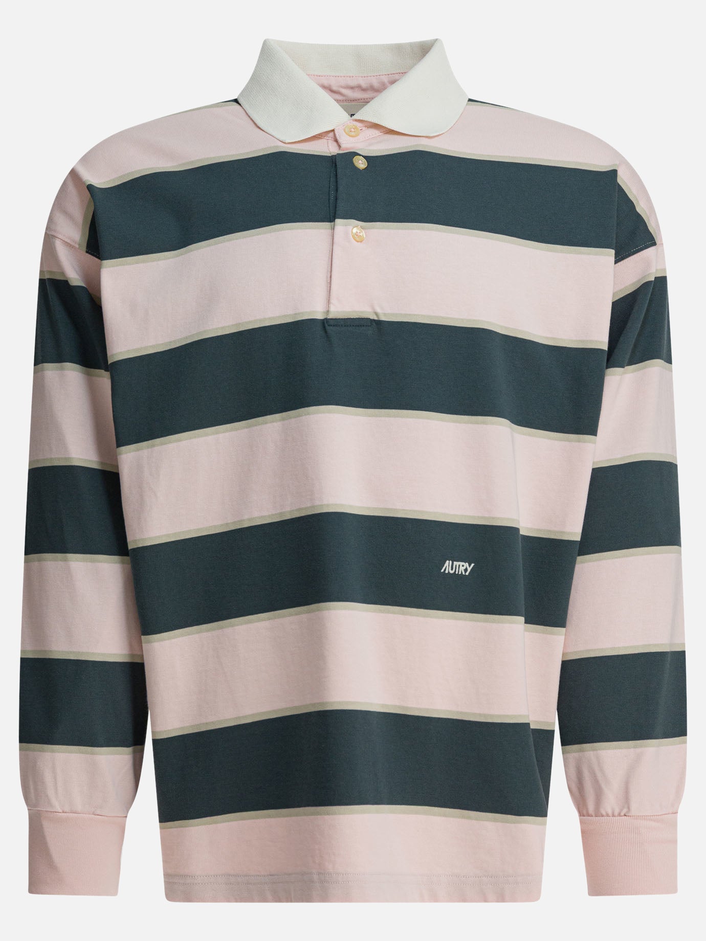 Polo shirts with buttons Striped  Pink - Autry Men | PDP | VIETTI Online Store | thumbnail