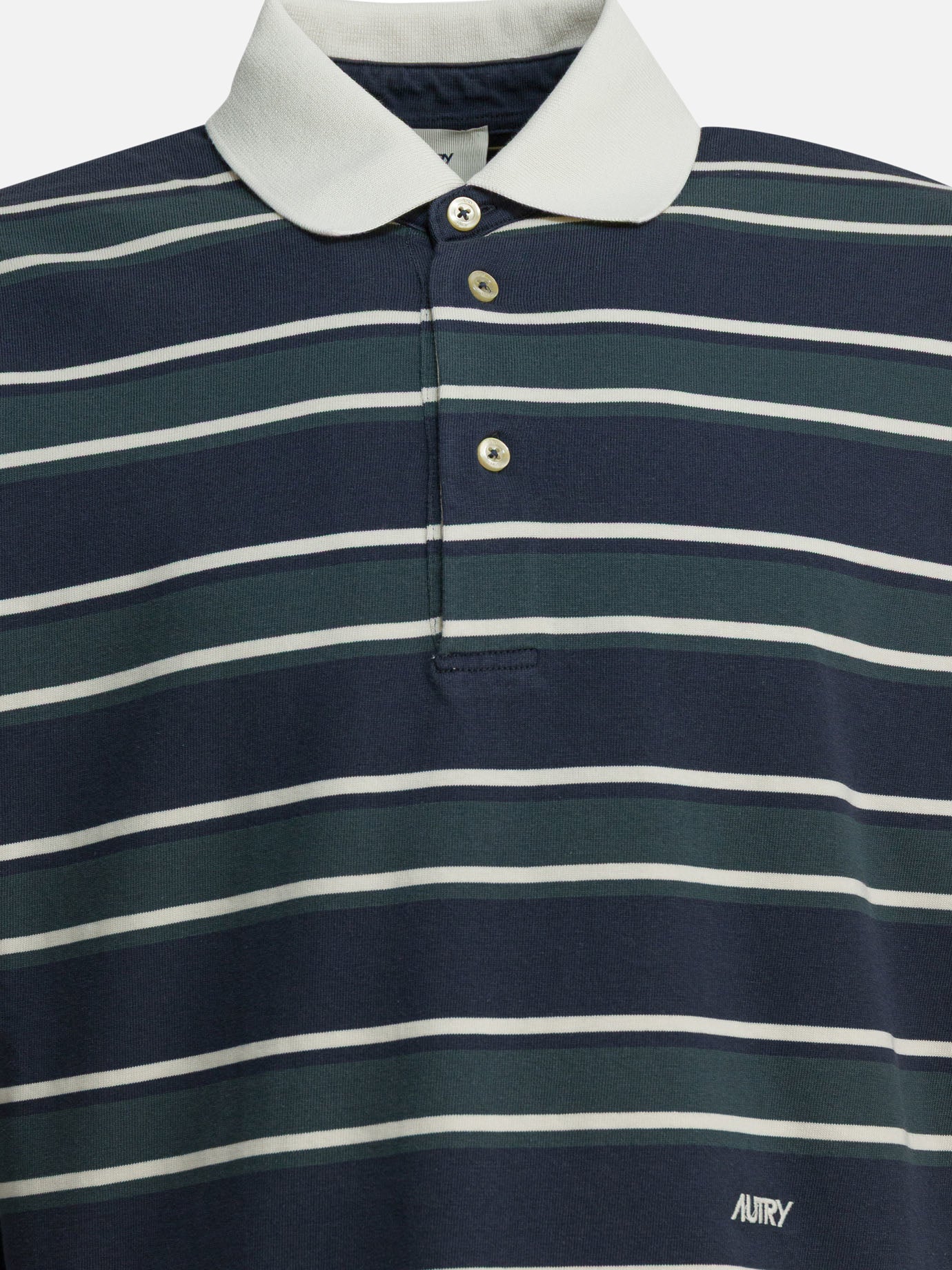 Polo shirts with buttons Striped  Blue - Autry Men | PDP | VIETTI Online Store | thumbnail_3