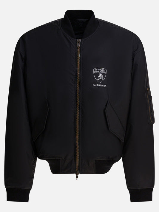 Bomber jackets Logo  Black - Balenciaga Men | PLP | VIETTI Online Store 
