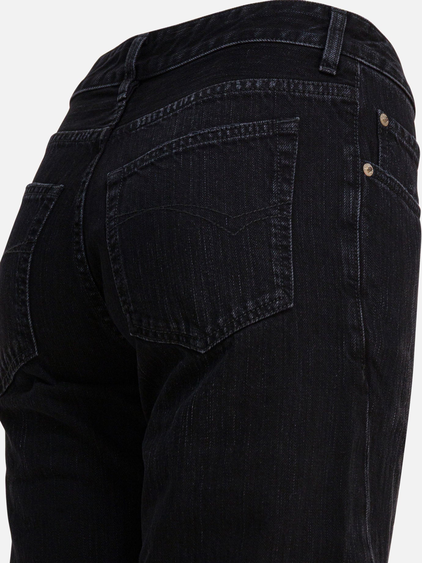 Wide-leg jeans Denim  Black - Balenciaga Women | PDP | VIETTI Online Store | thumbnail_4