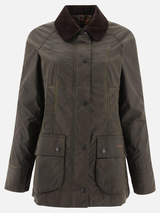 Quilted & Utility Jackets Solid colour  Green - Barbour Women | PDP | VIETTI Online Store 
